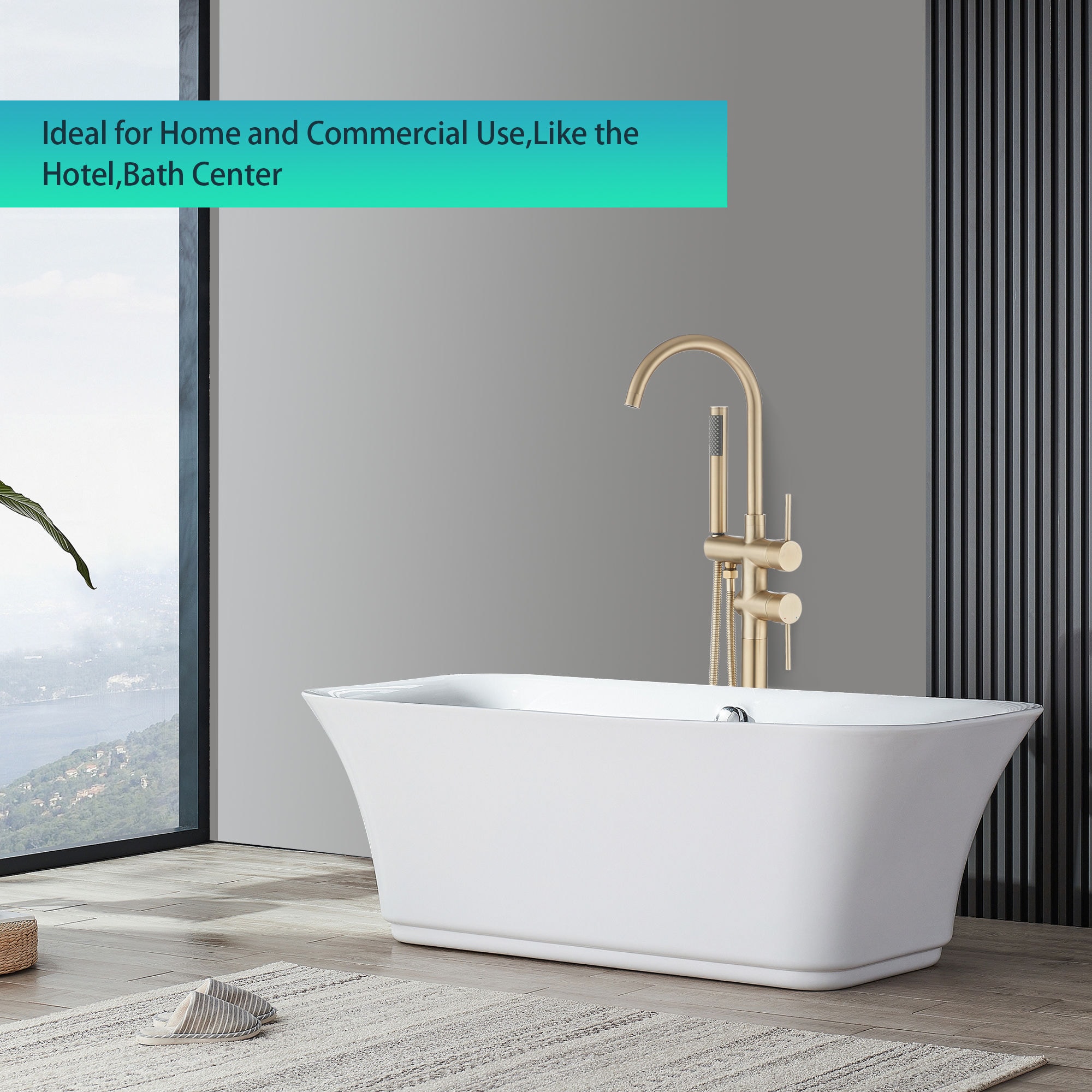 FORIOUS LL01020G Roman-Tub-Faucets - View #8