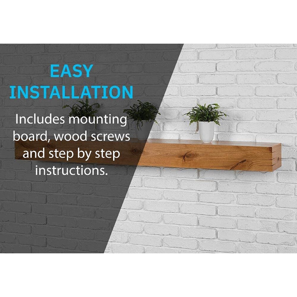 Mantels Direct WALLACE-72-CP Mantel-Shelves - View #7