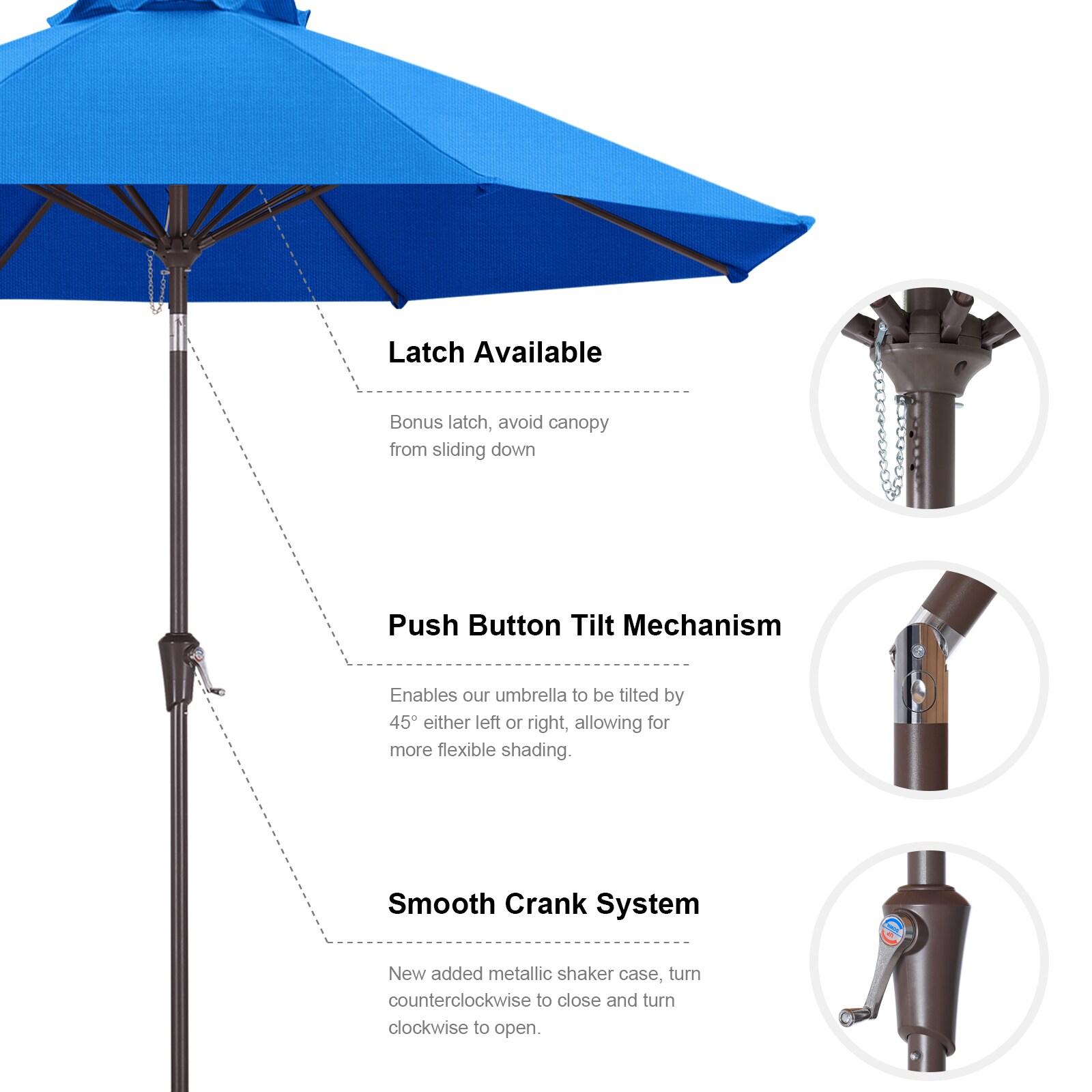 ABCCANOPY PUOLF108INBLU Umbrellas-2 - View #2