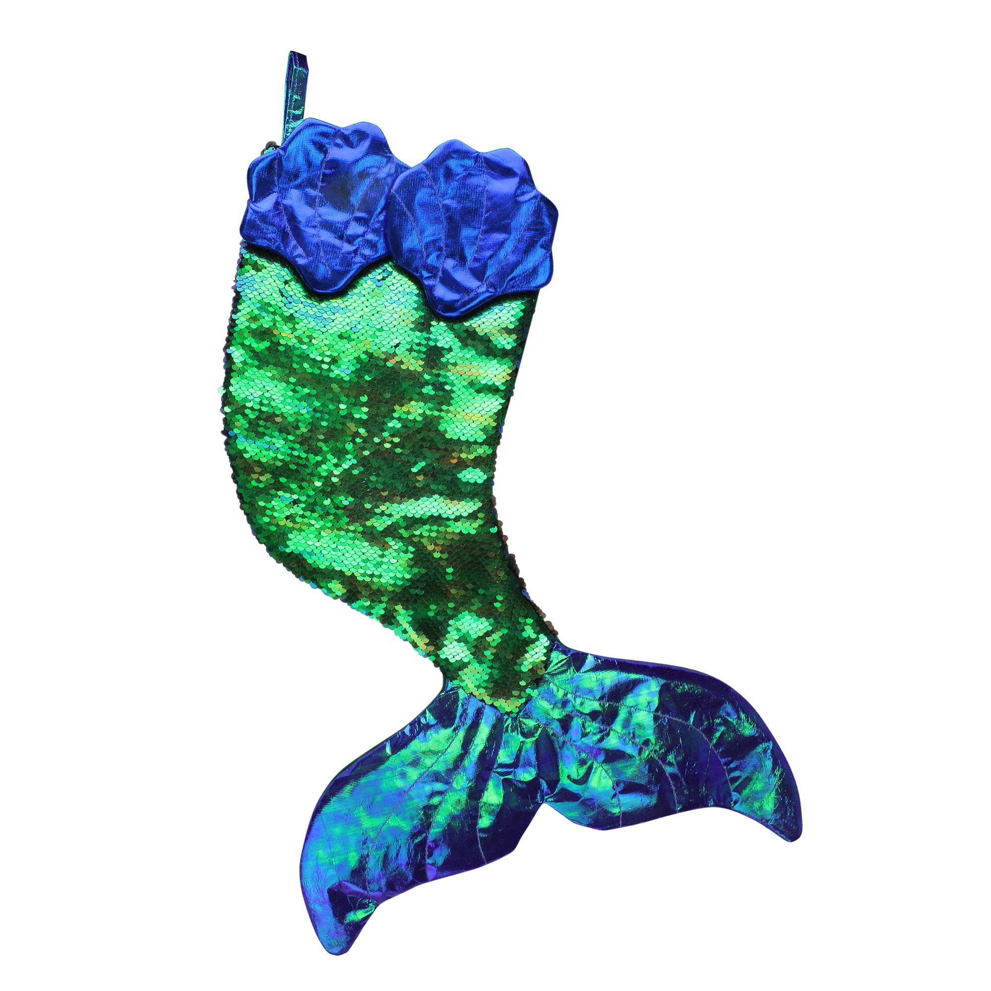 Northlight 33530797 24-in Green Christmas Stocking