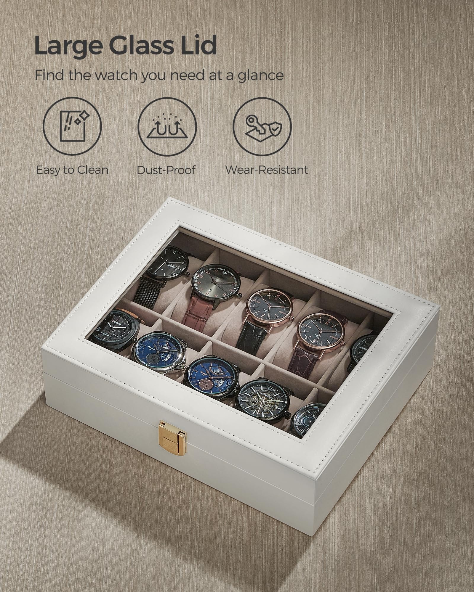 SONGMICS HOME JWB010W01 Jewelry-Organization - View #2