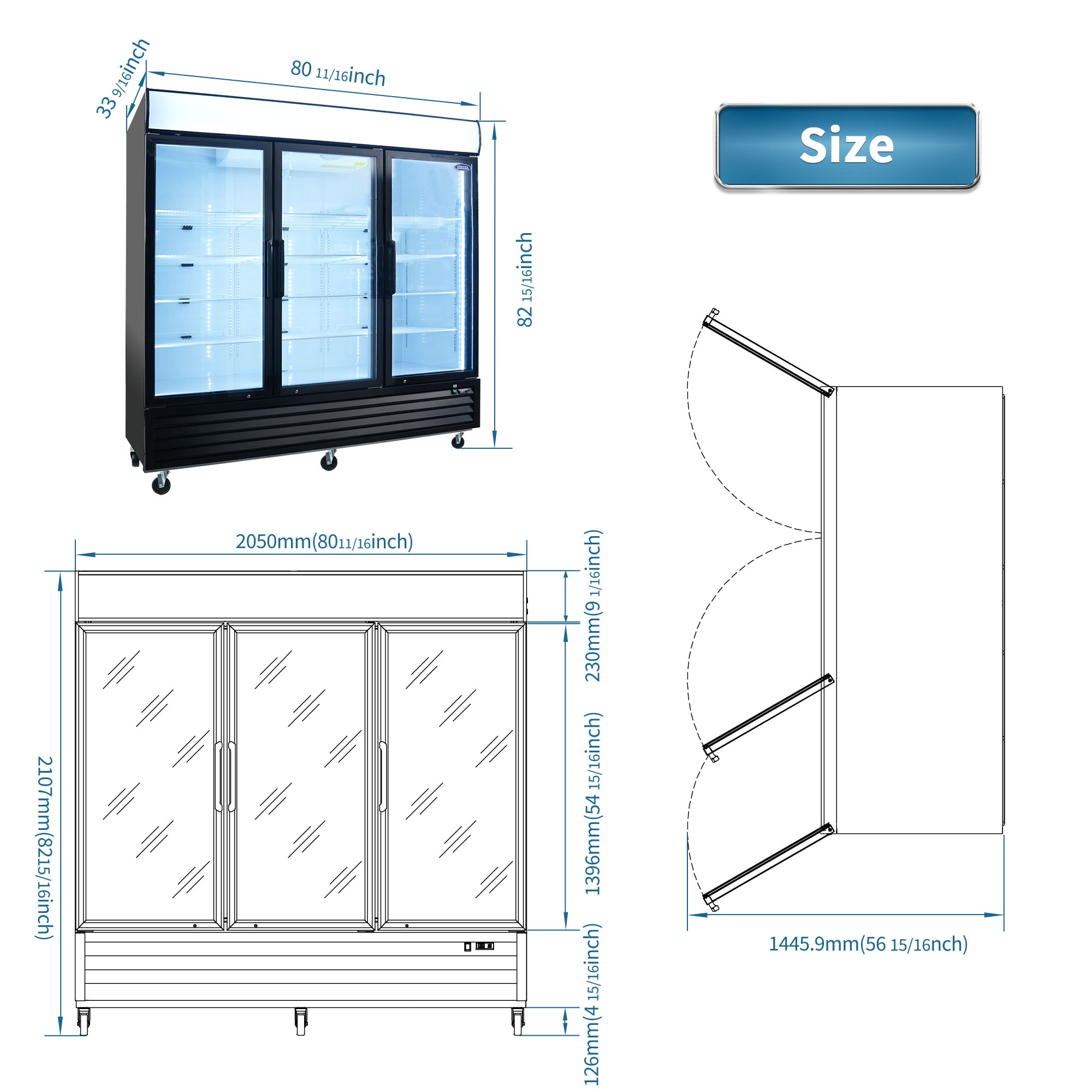 Xspracer ML-CF615 Commercial-Freezers - View #13