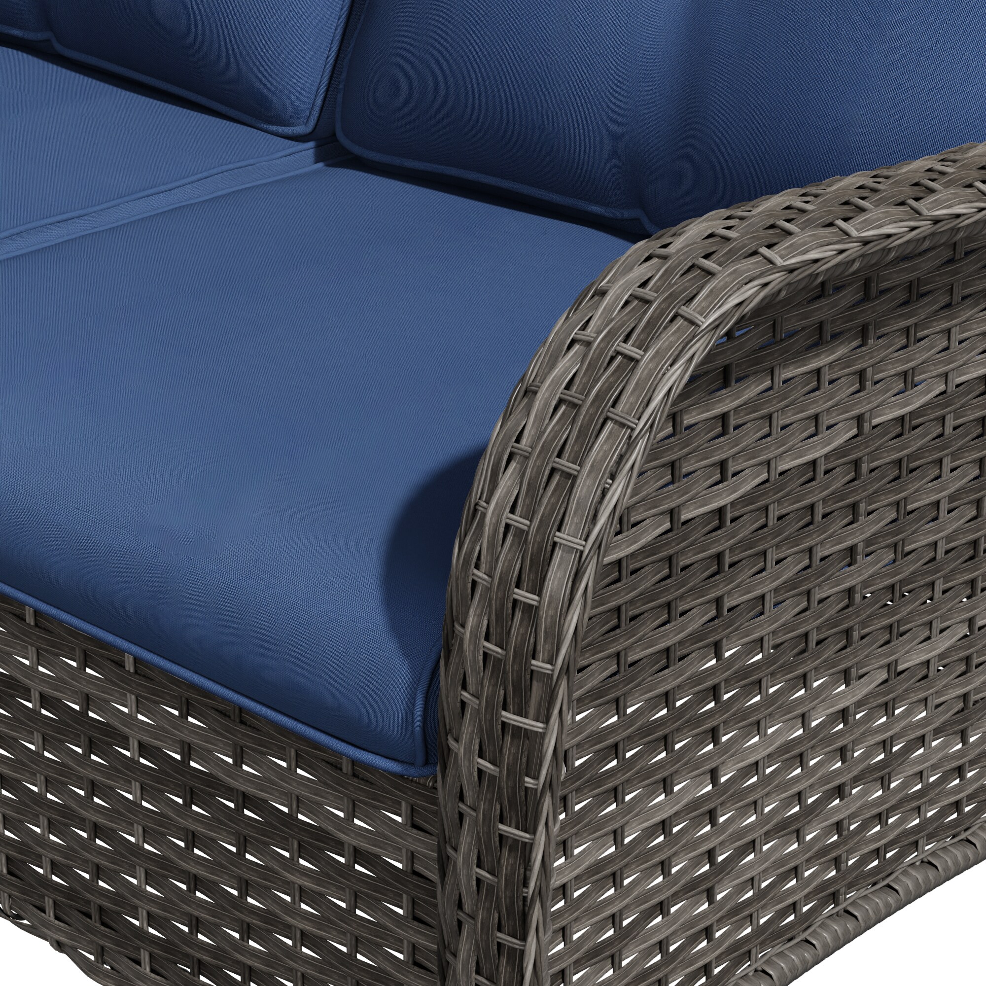 Gardenbee HGL-M75-BLU Patio-Sofas-Daybeds - View #9