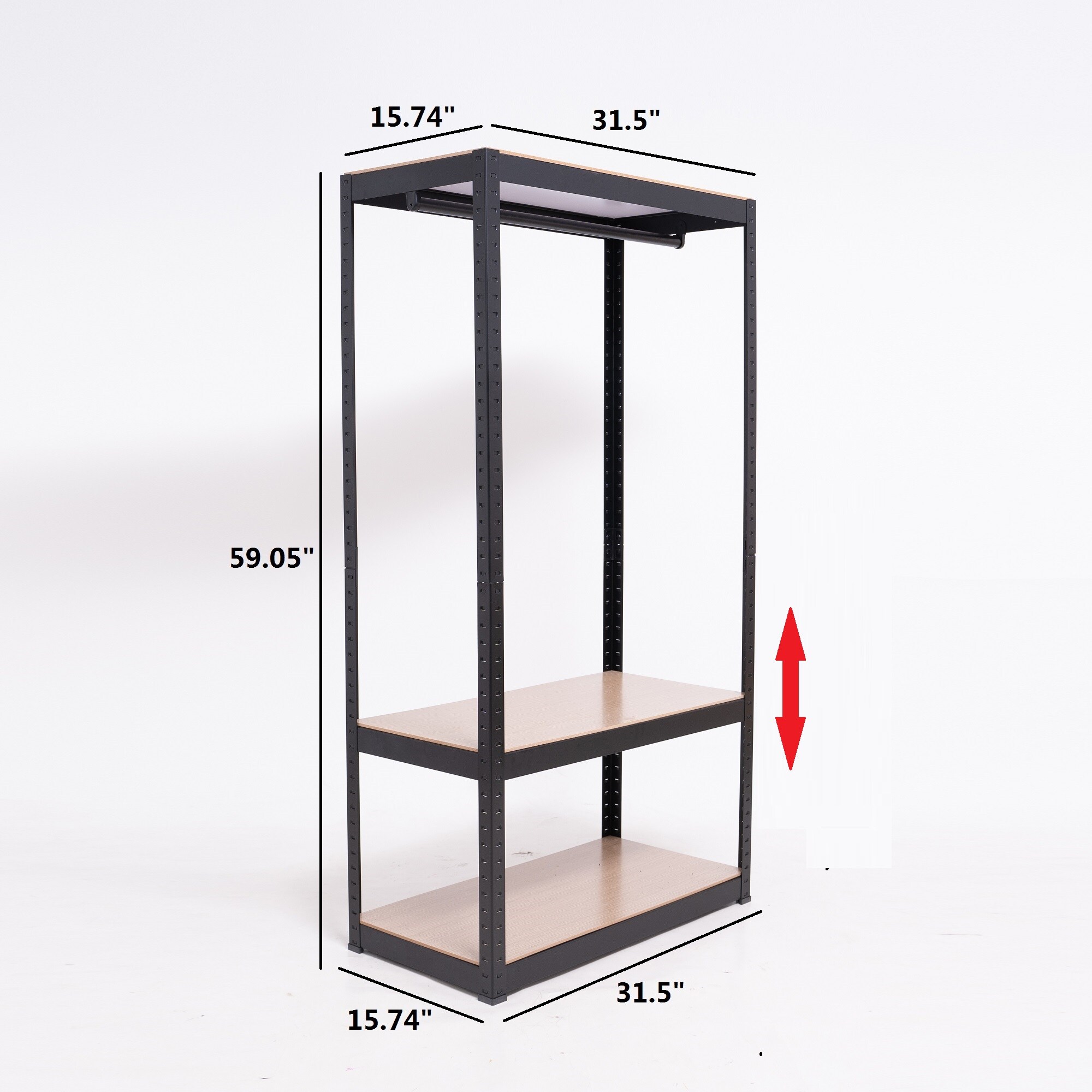 Kahomvis GRAIN-QPS4-728 Garment-Racks - View #2