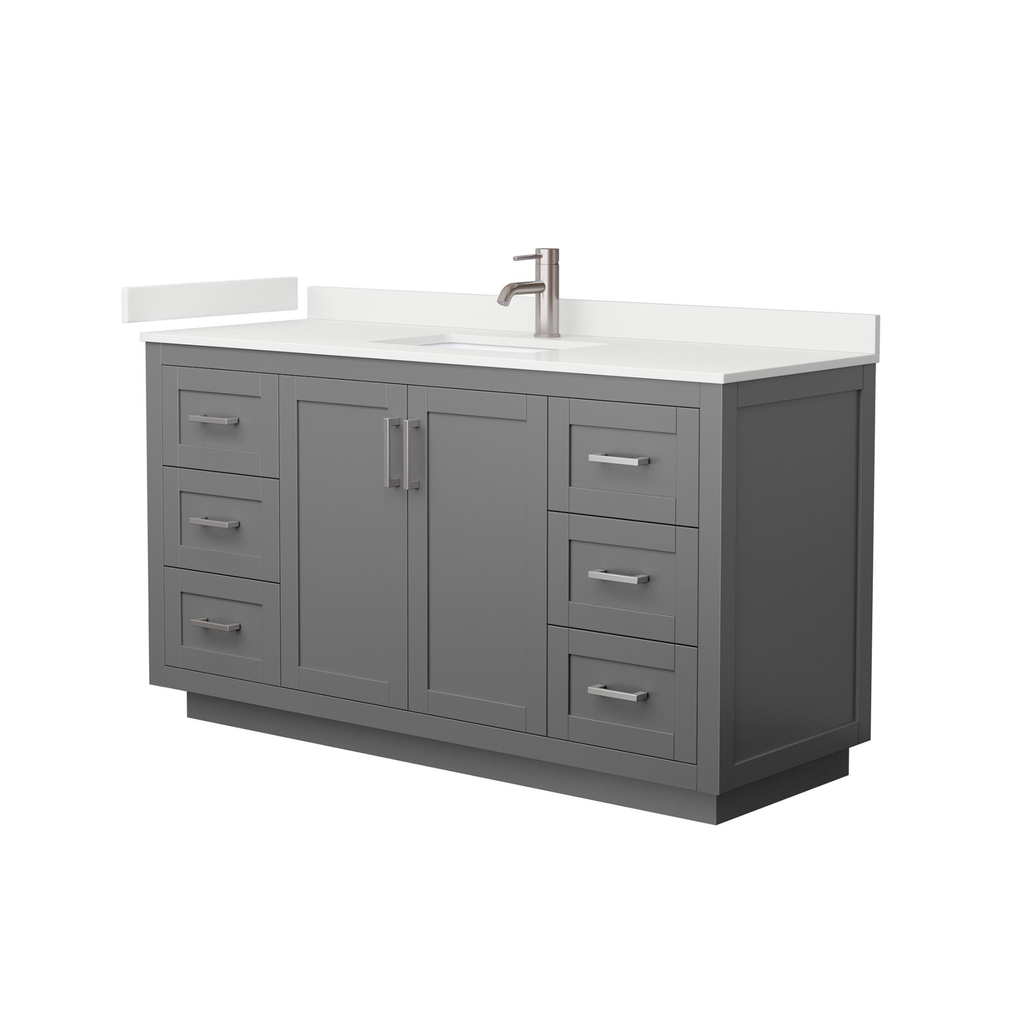 Wyndham Collection WCF292960SKGWQUNSMXX Bath-Vanity-Combo - View #2