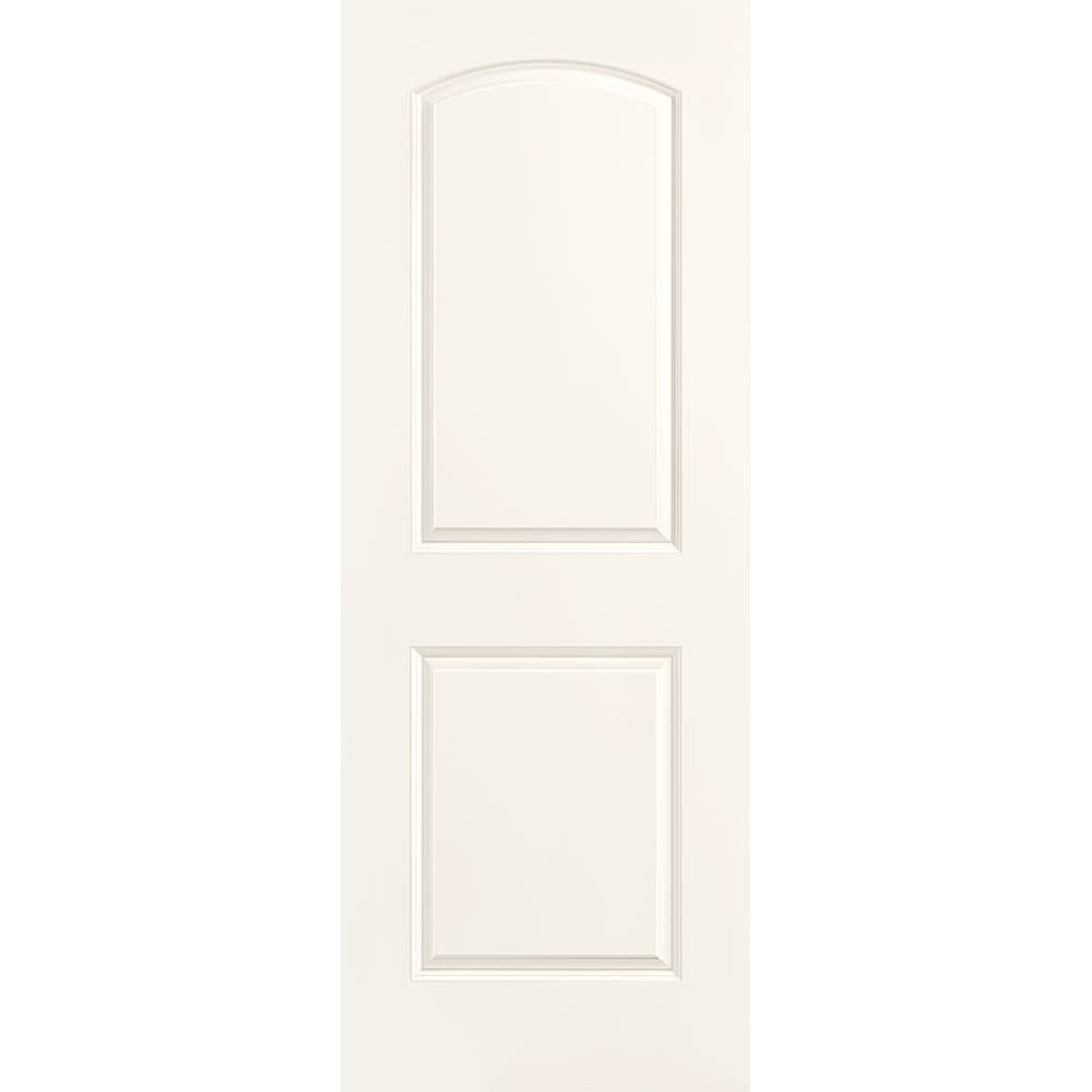 Masonite Roman 30-in X 80-in White 2-panel Round Top Smooth Hollow Core ...