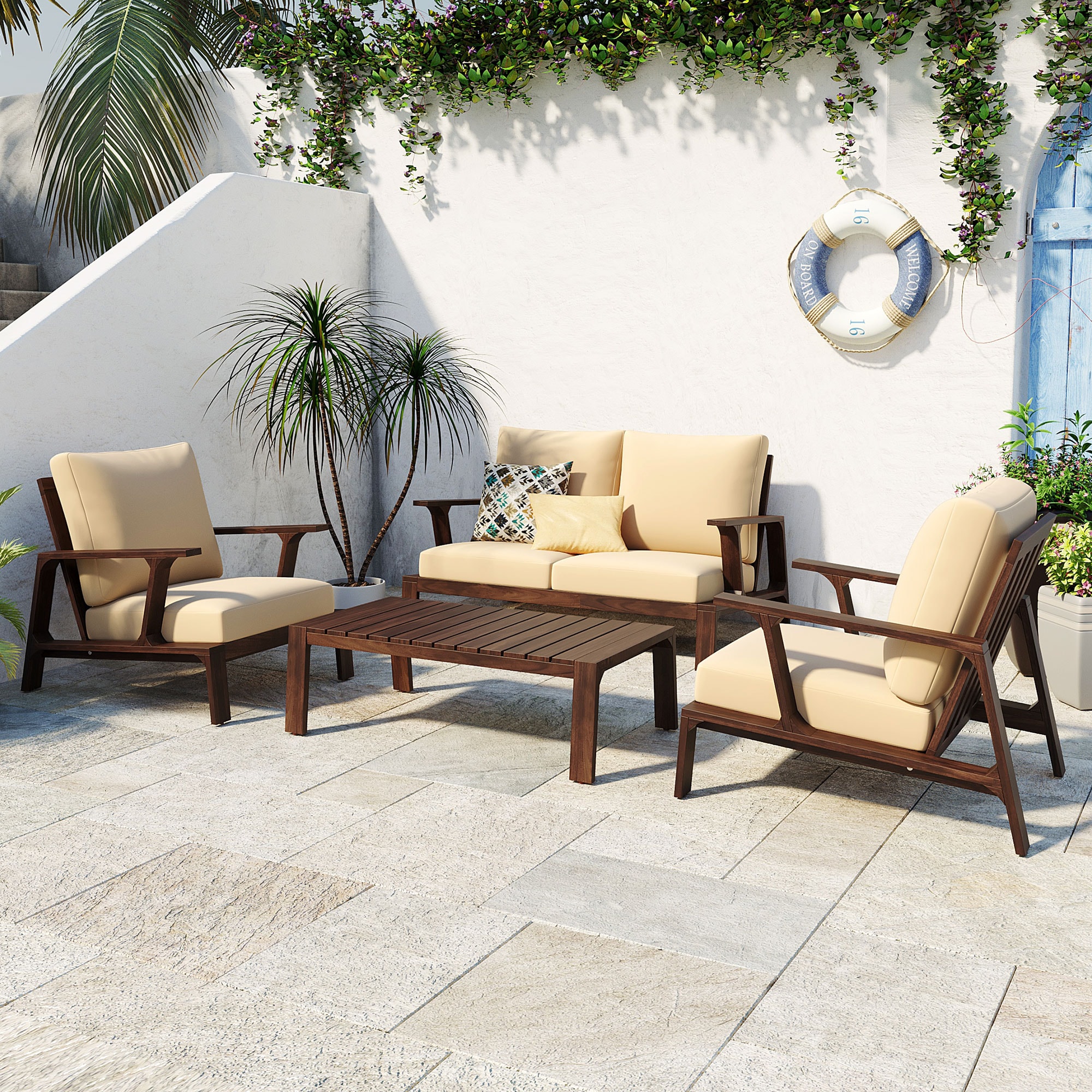 GZMR GZ-191D-26Q166 Patio-Conversation-Sets - View #3