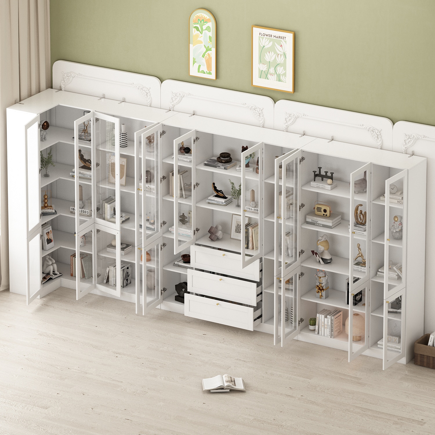 FUFU&GAGA KF020399+400+401+421 bookcases - View #7