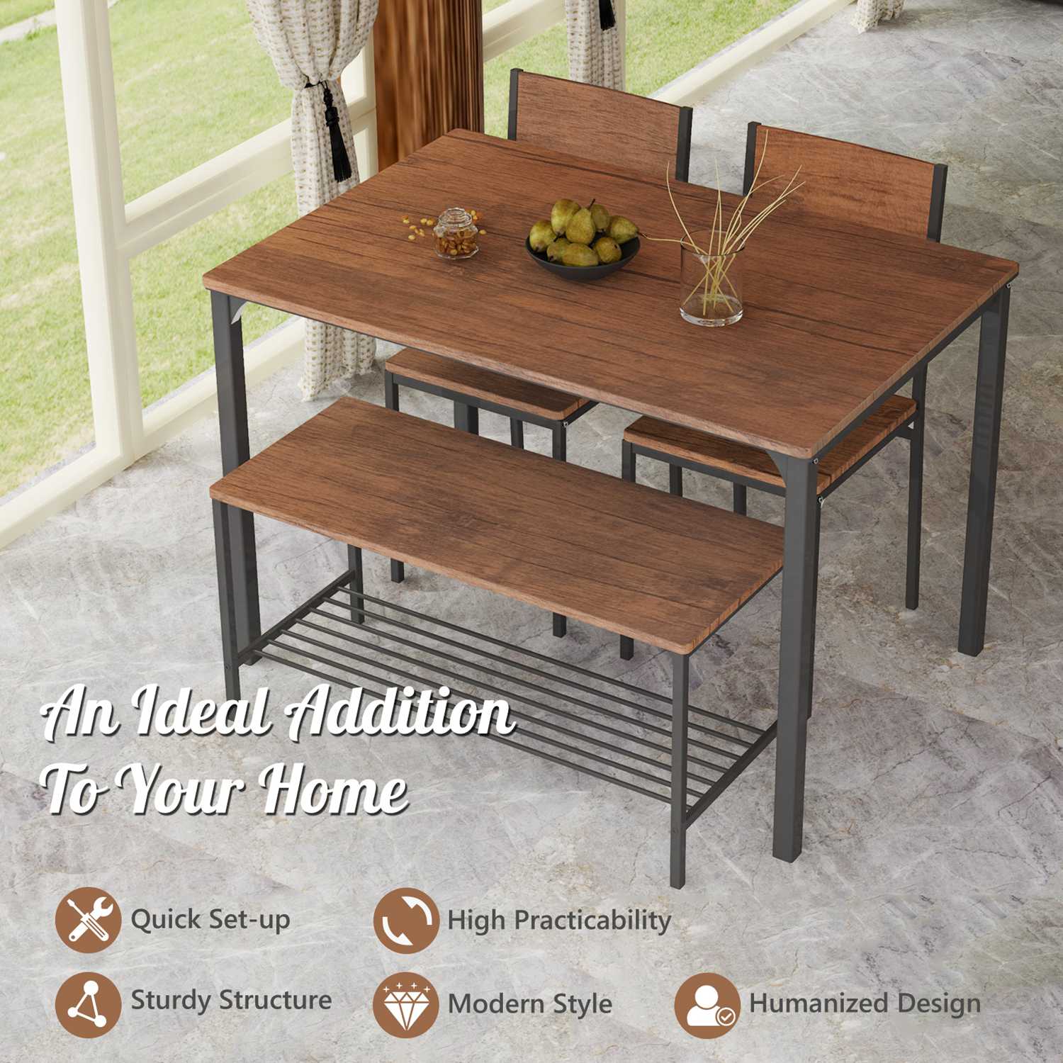 Costway CSHY003352 Dining-Sets - View #5