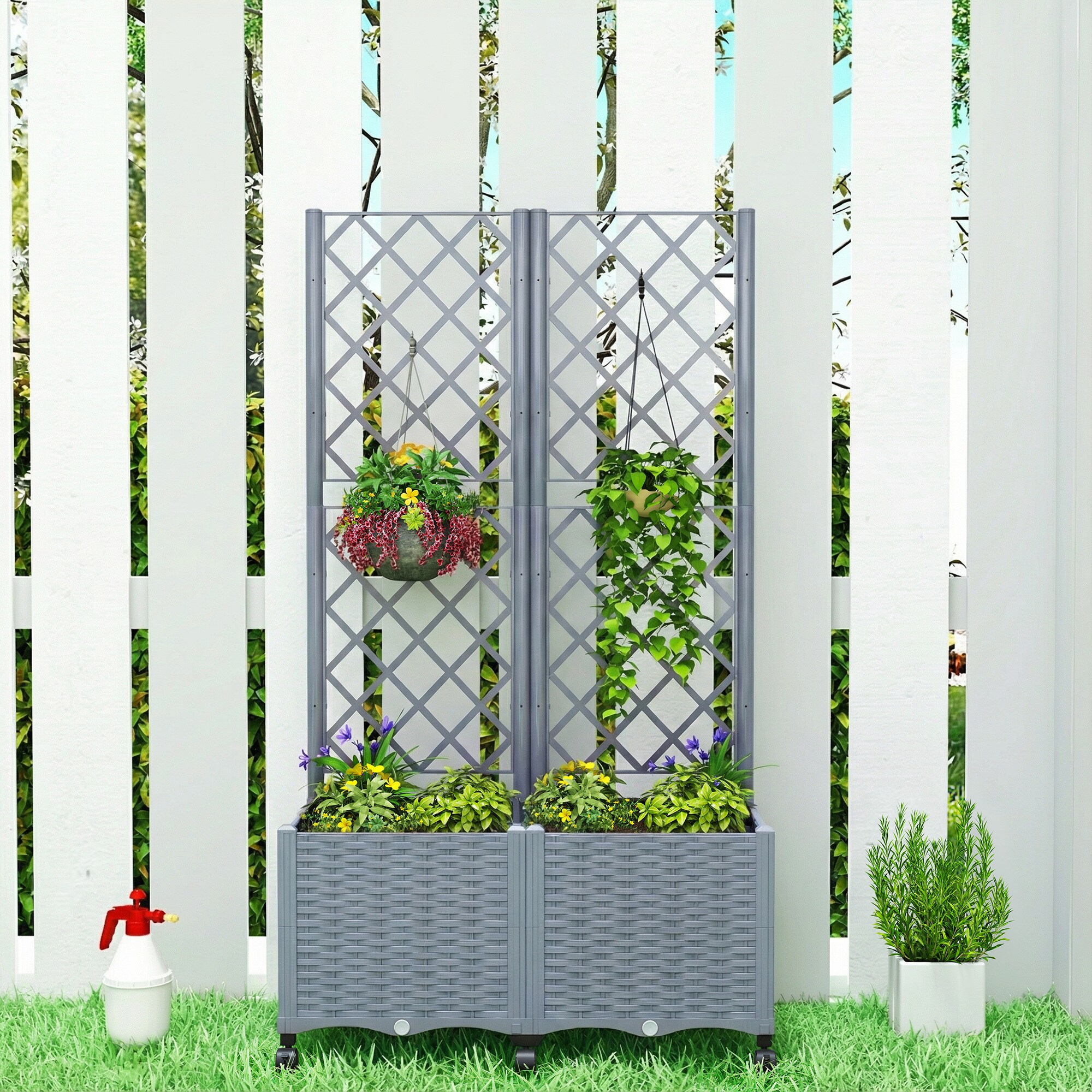 Outsunny 84H-596V00GY Raised-Garden-Beds - View #7