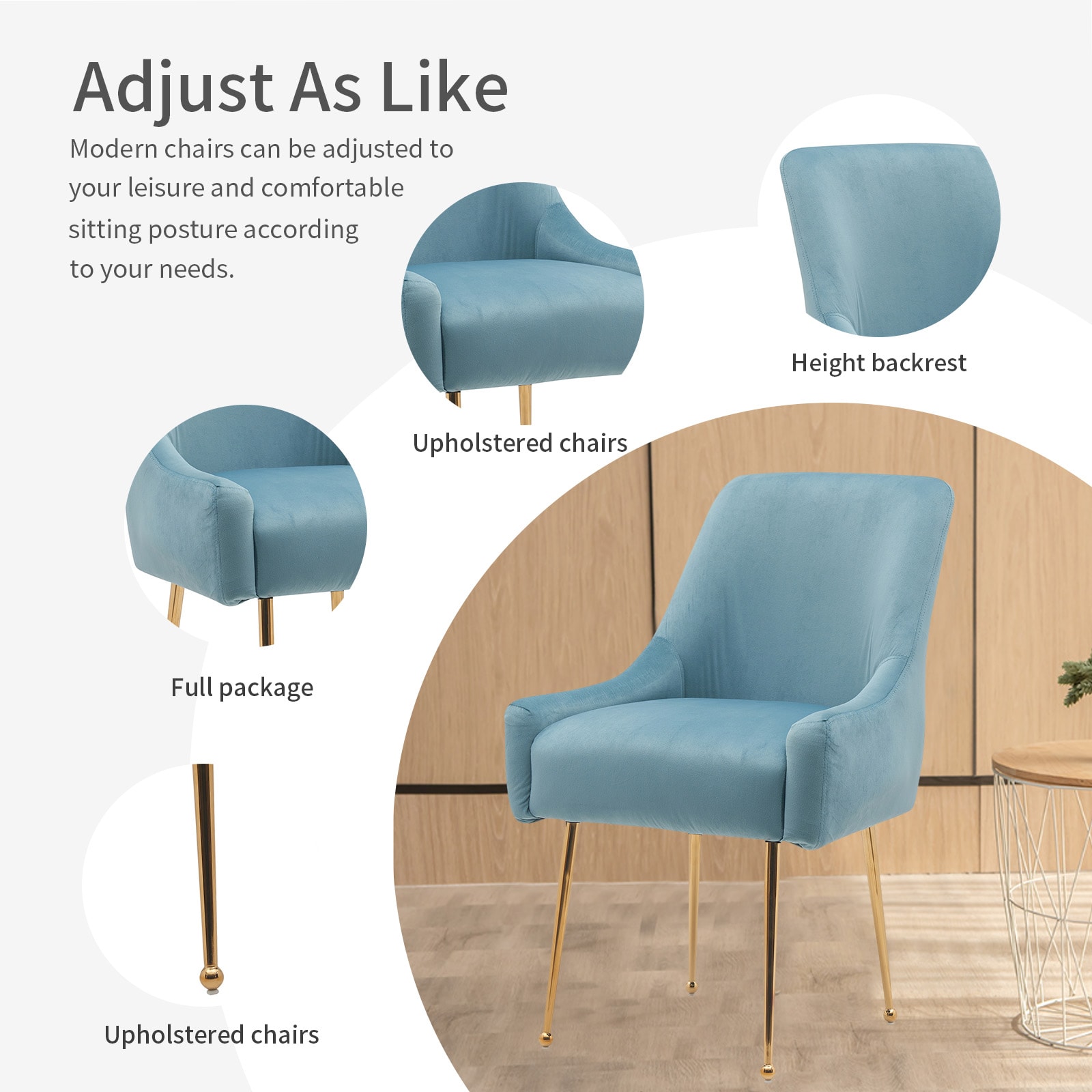 BWE A-9CHAIR-07-LBE Dining-Chairs - View #4