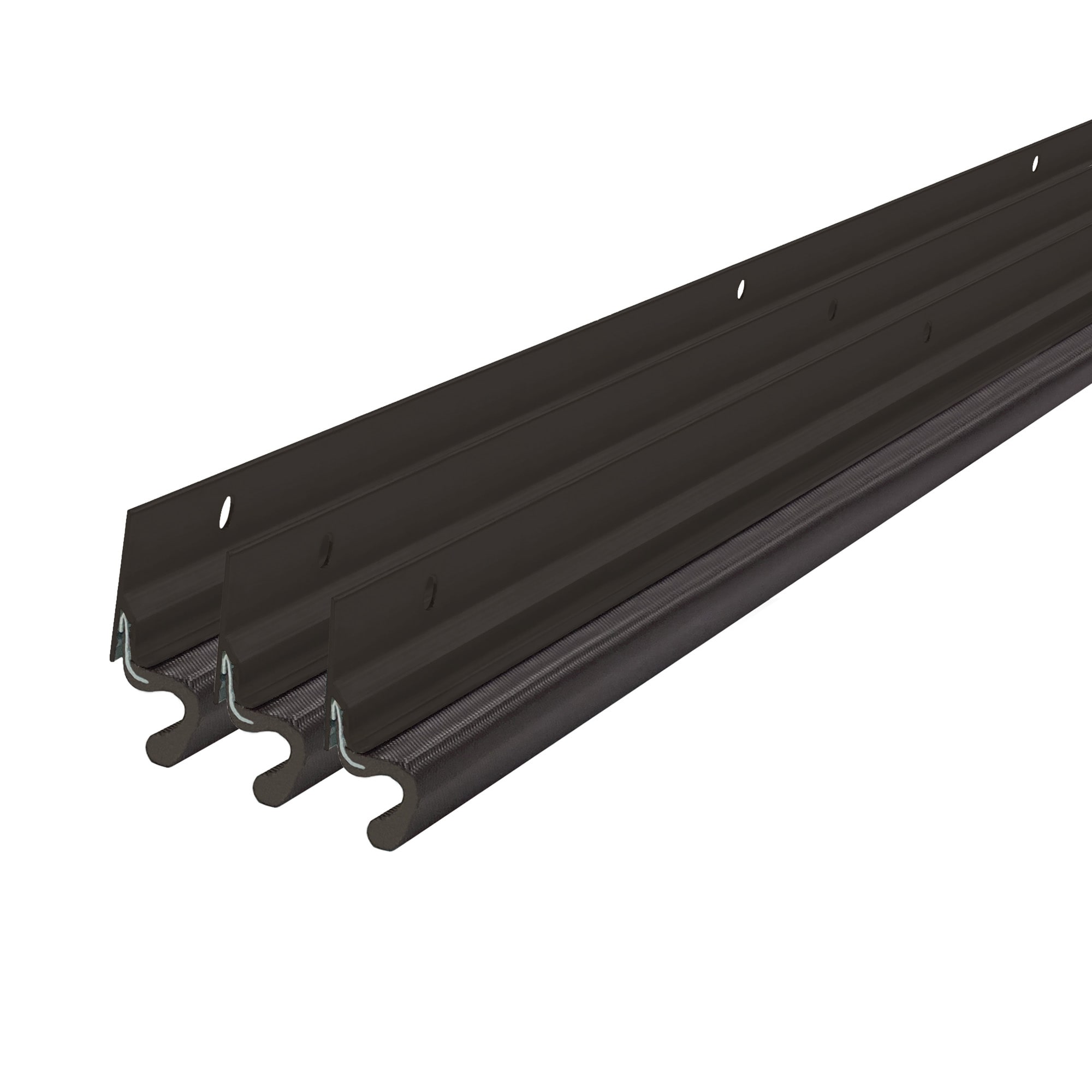 M-D 7-ft x 1-3/4-in x 5/8-in Bronze Aluminum/Vinyl Door Weatherstrip