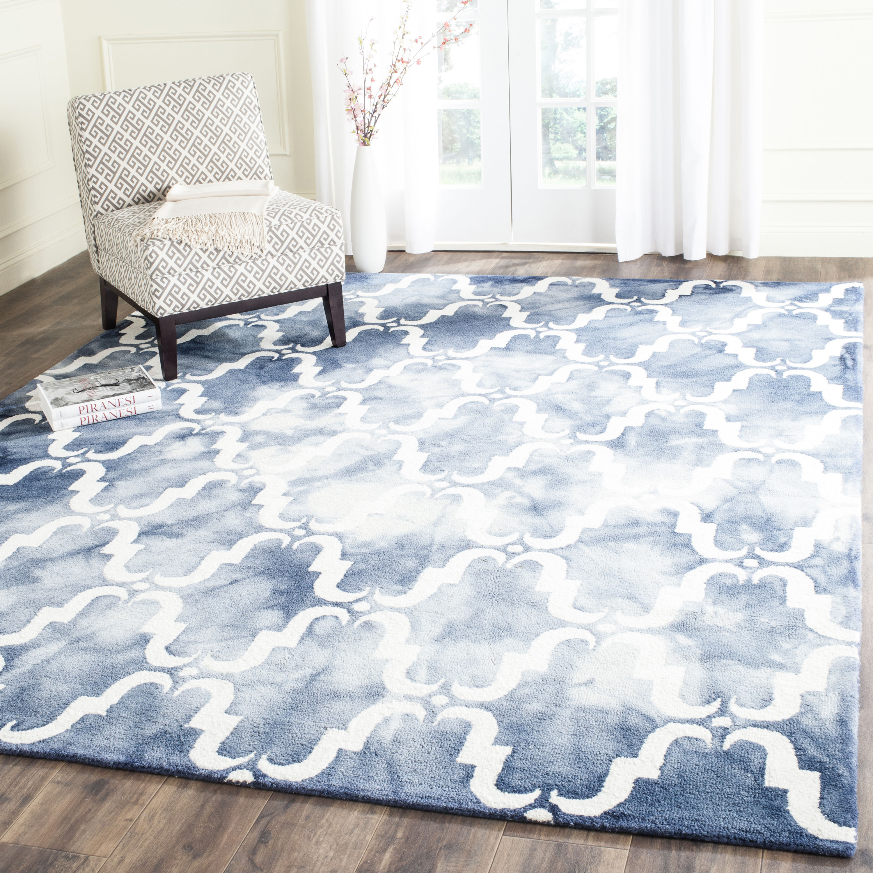 Ivory Bliss Hand-Tufted Wool Area Rug - 47" x 6"