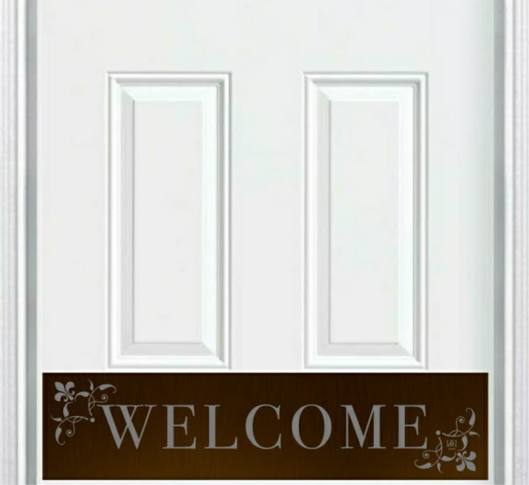 Deck the Door Decor ORBJWMA834 34-in W x 8-in H Kick Plate