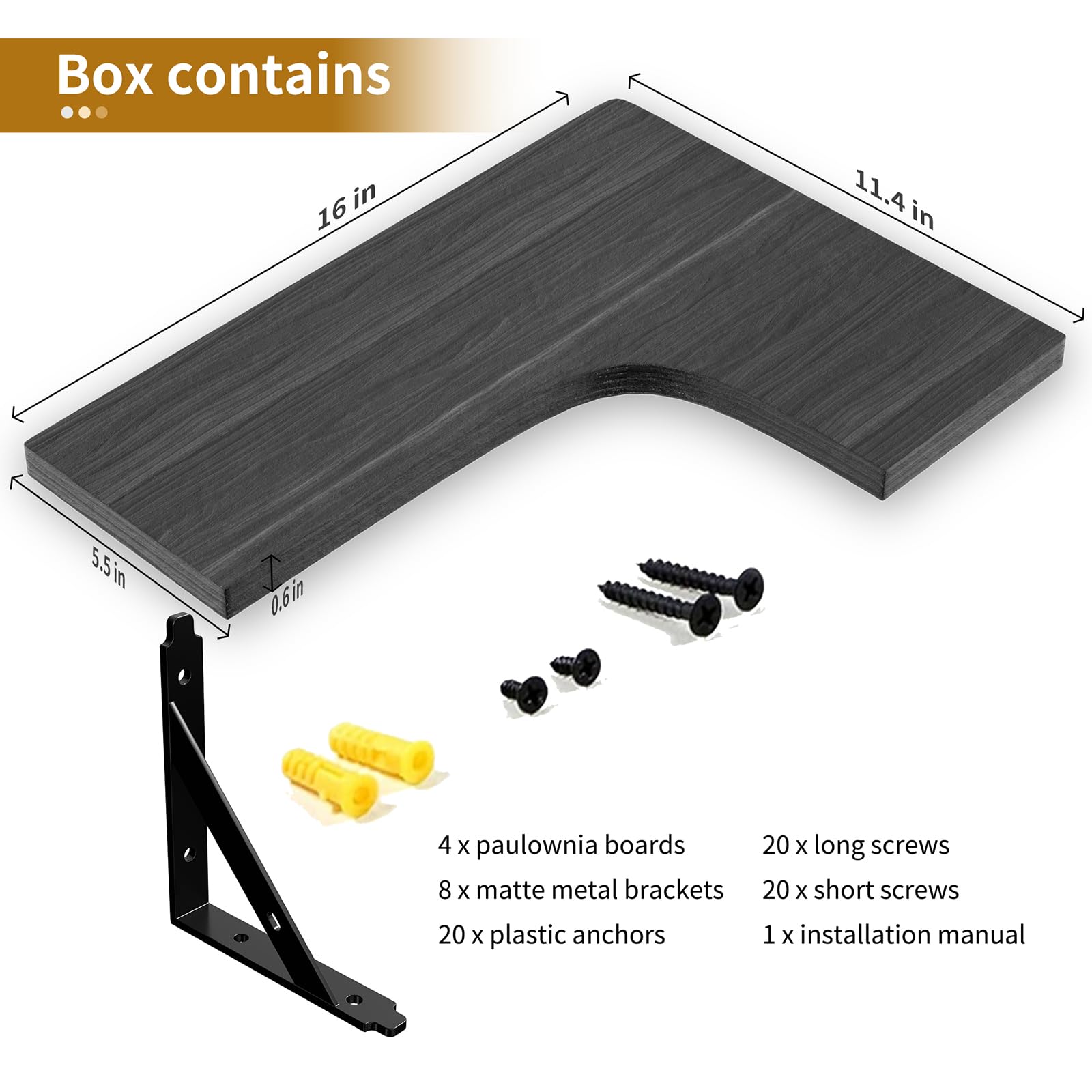 Afoxsos LAF1226S08 Bathroom-Shelves - View #4