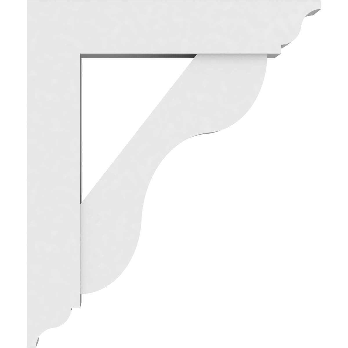 Ekena Millwork BKTP05X20X26CAR01 Exterior-Brackets-Braces - View #3
