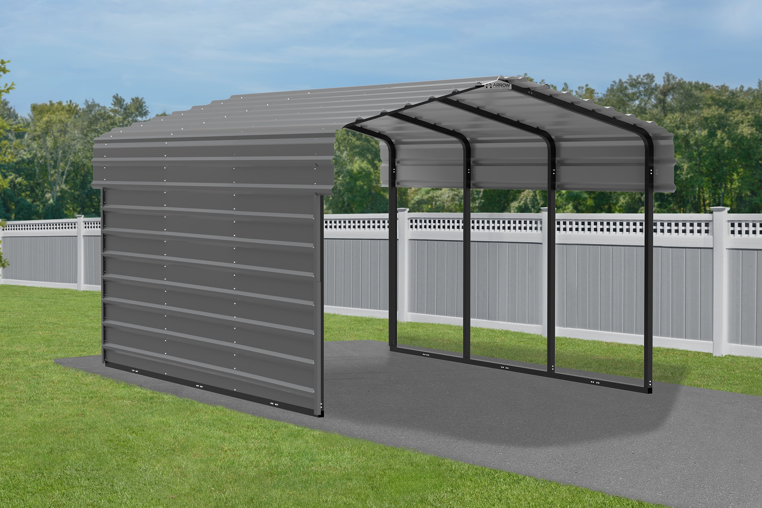 Arrow CPHC101507ECL1 Carport-Covers - View #15