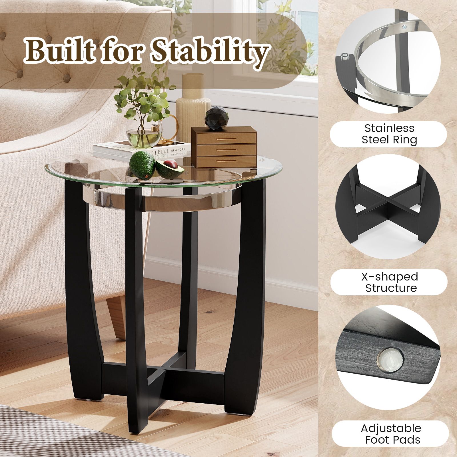 Slickblue D-CO-KD96801VH End-Tables - View #4