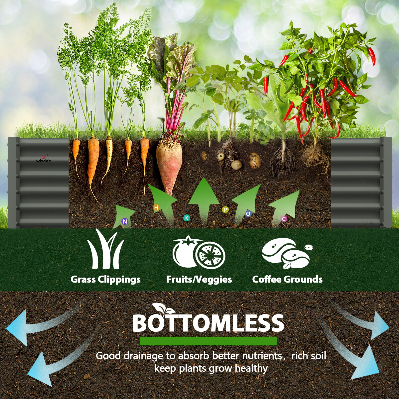 Damerin RBSZYYX-07 Raised-Garden-Beds - View #10