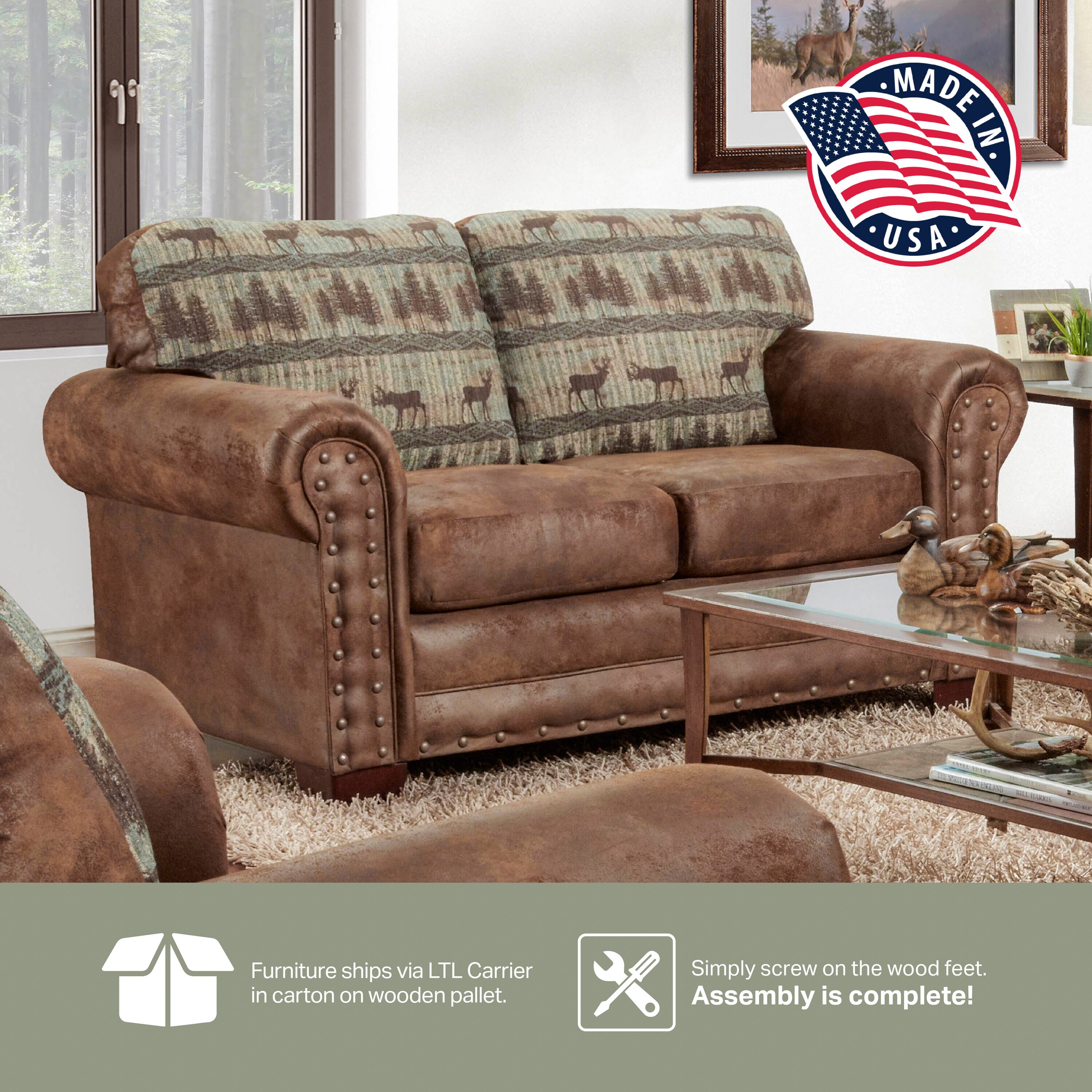 American Furniture Classics 8502-90 Sofas-Loveseats - View #2