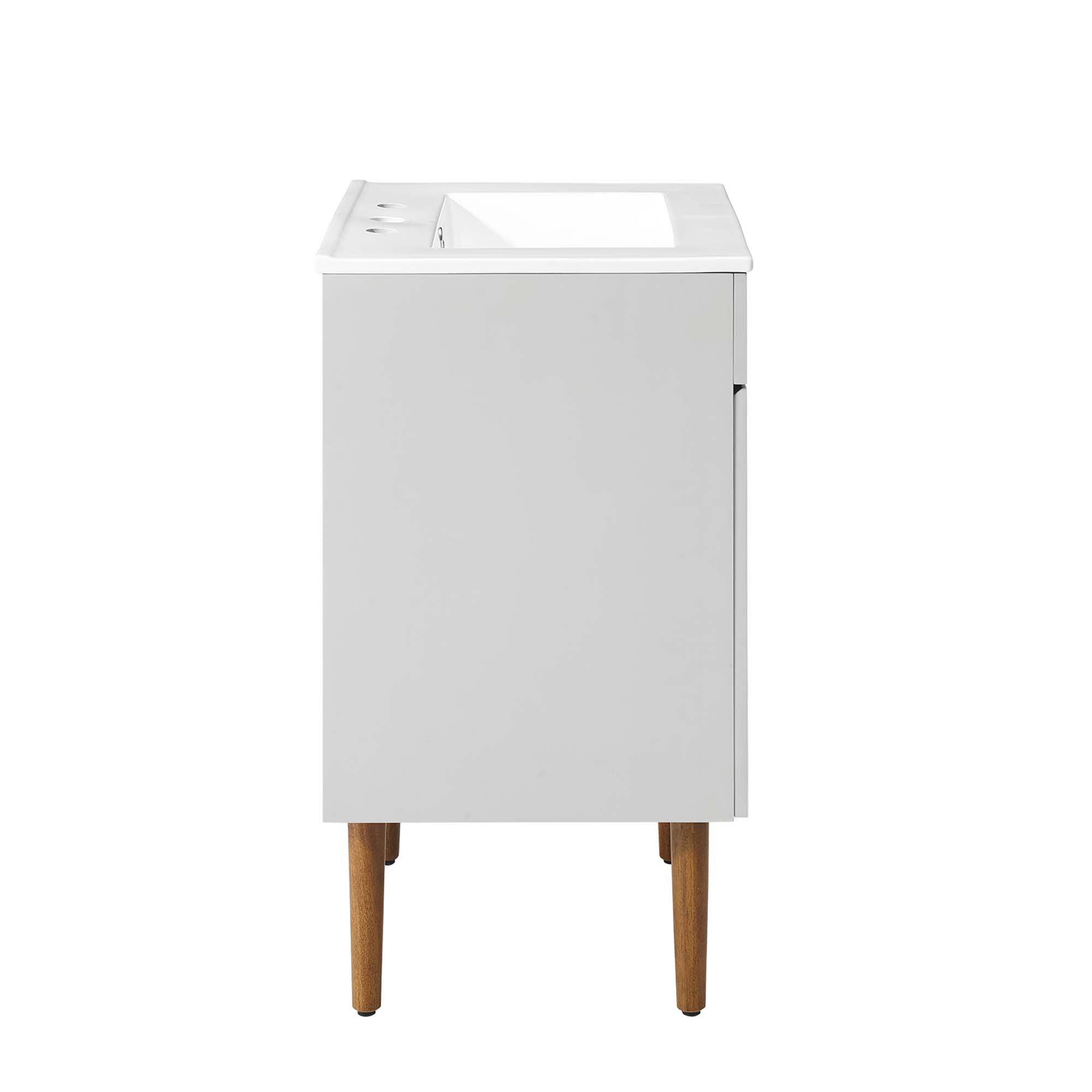 Modway EEI-3633-GRY-WHI Bath-Vanity-Combo - View #6