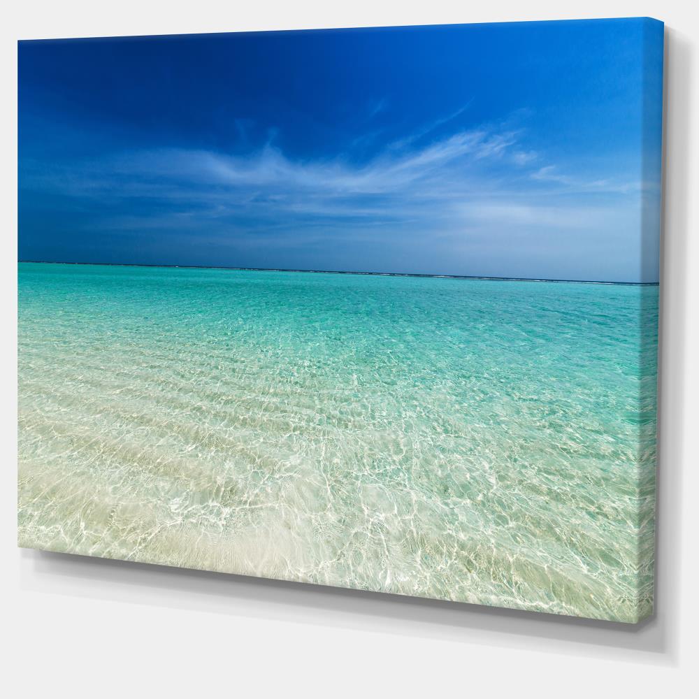 Designart 12-in H x 20-in W Coastal Print on Canvas in the Wall Art ...