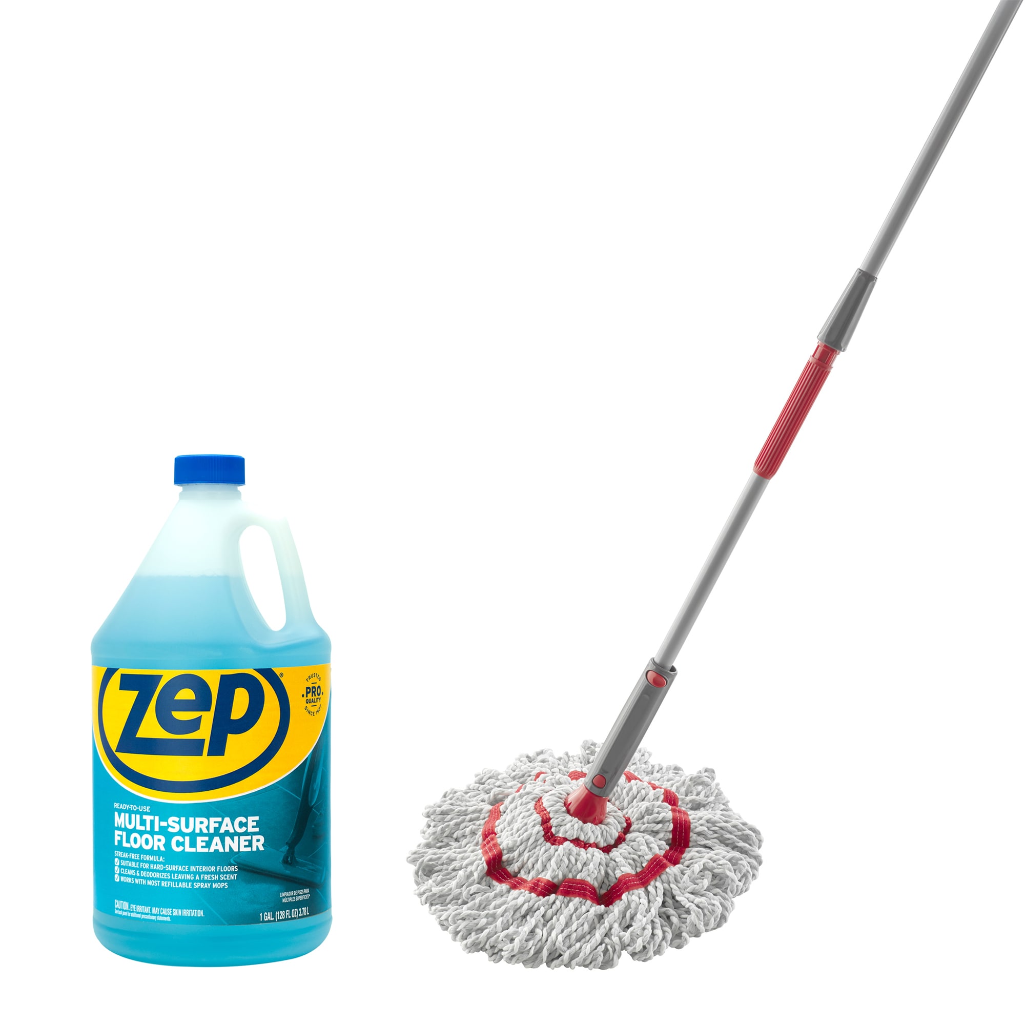 Rubbermaid Reveal Spray Mop Kit, FG1M1600GRYRD  Diy floor cleaner, Spray  mops, Floor cleaning recipe