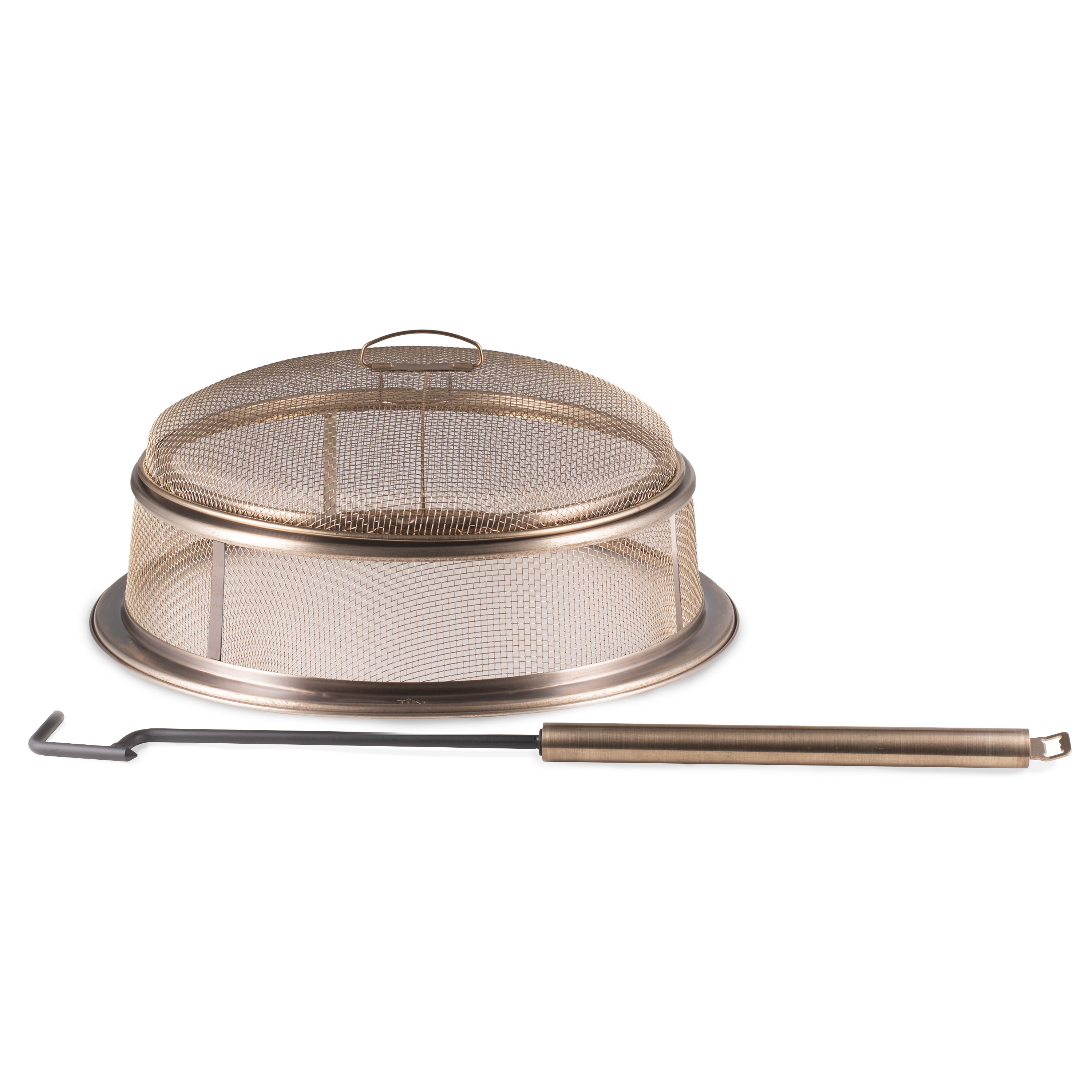 TIKI 1321008 22.1-Inches Stainless steel Stainless steel Fire Pit Spark screen