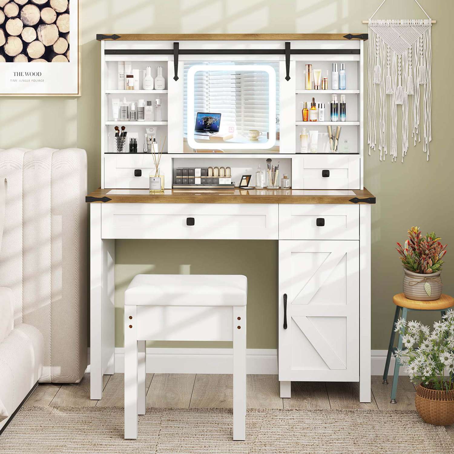 Costway HCST05571 Bedroom-Vanities - View #2