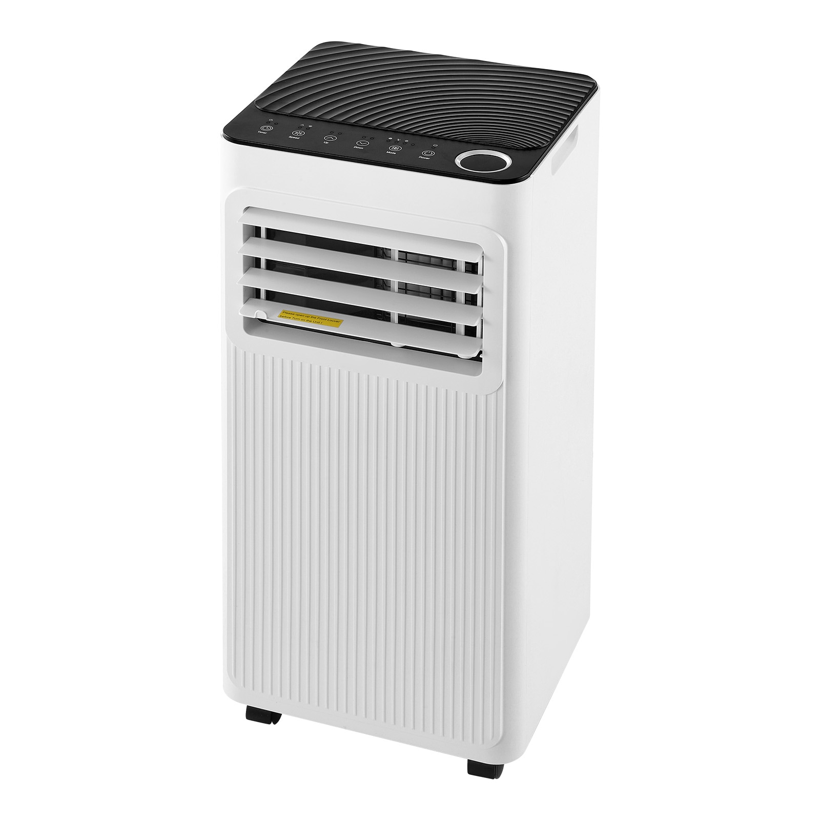 GIVIMO Portable Air Conditioner 10000-BTU ASHRAE 6000-BTU SACC - 3-in-1 Cooling Dehumidifier Fan - LED Touch Panel Remote 24-h Timer - Indoor White