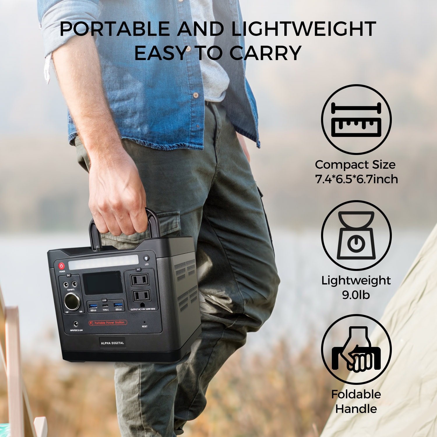 Alpha Digital CN320-SP-SET Solar-Generators - View #4