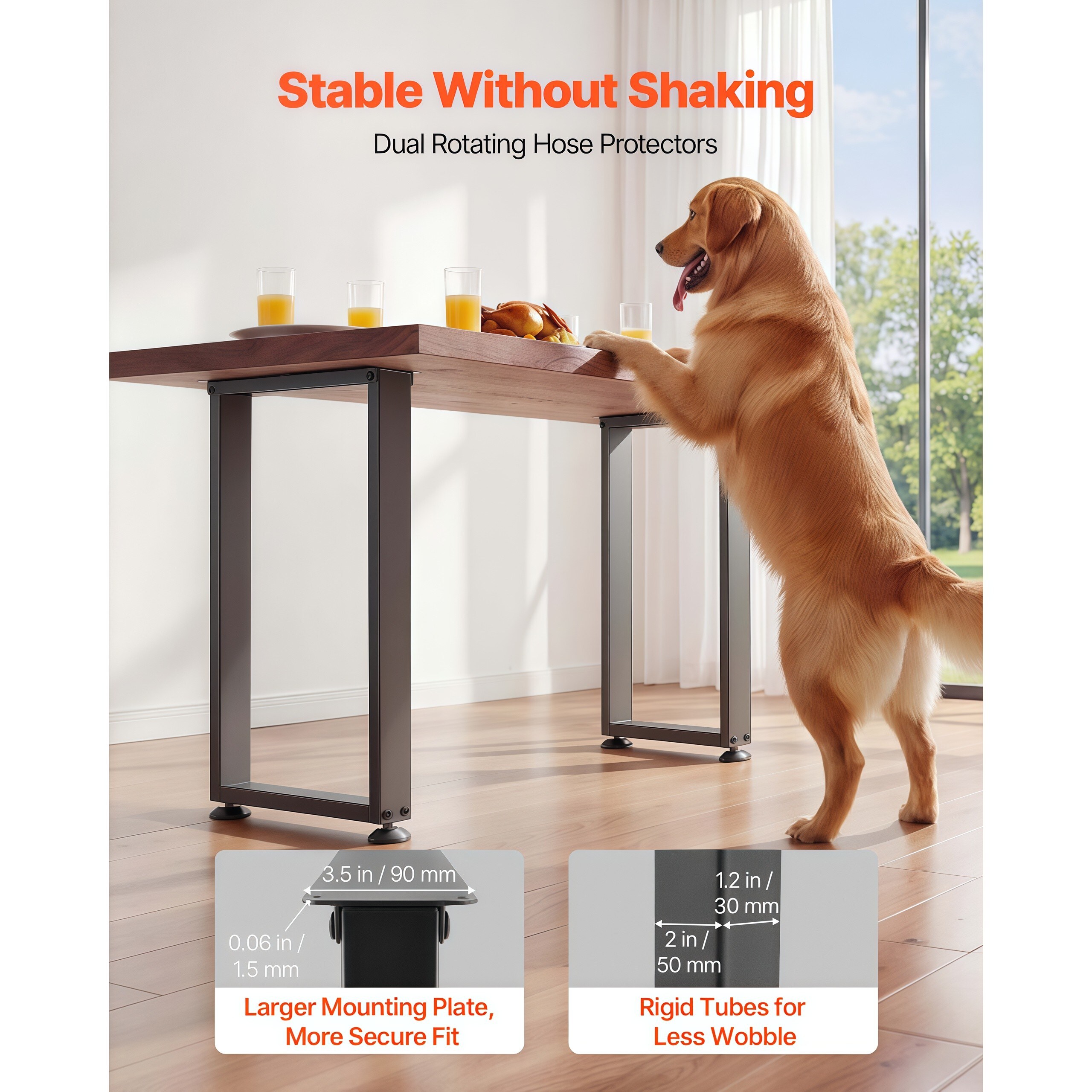 Numhew NHSEAN5894 Wood-Table-Legs - View #4