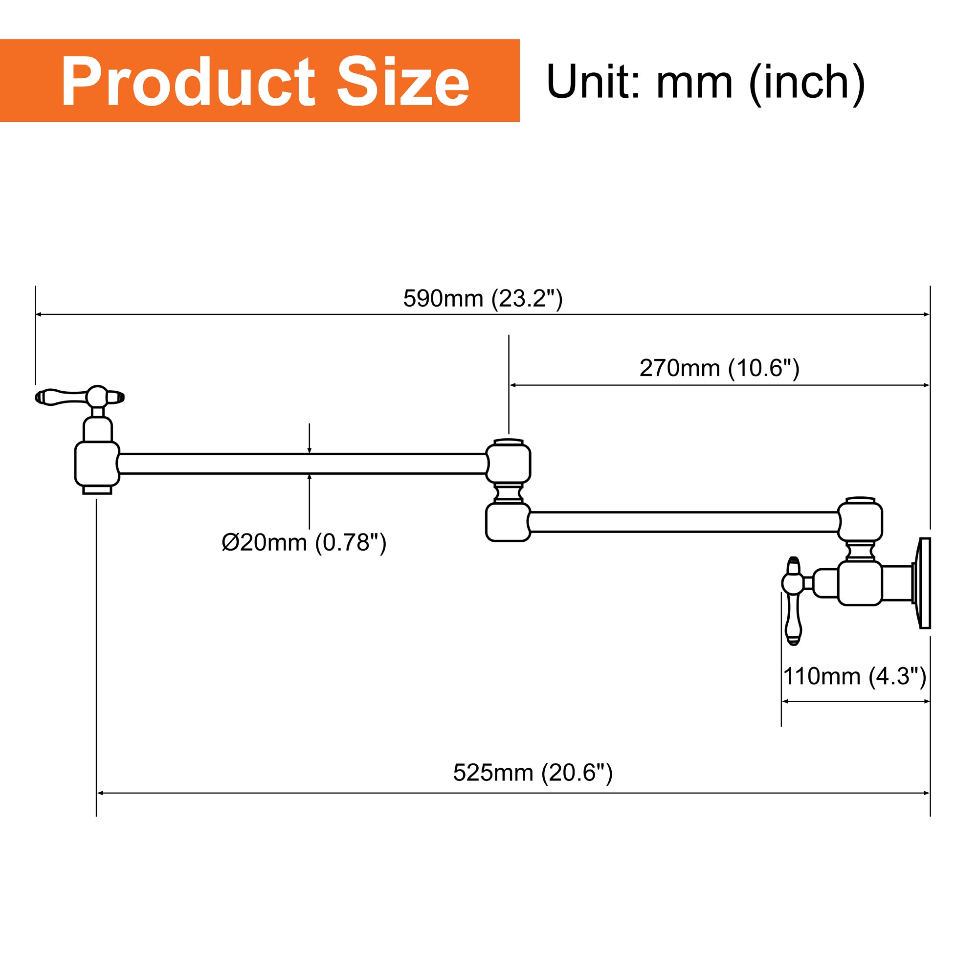 Boyel Living BL-11009B Kitchen-Faucets - View #2
