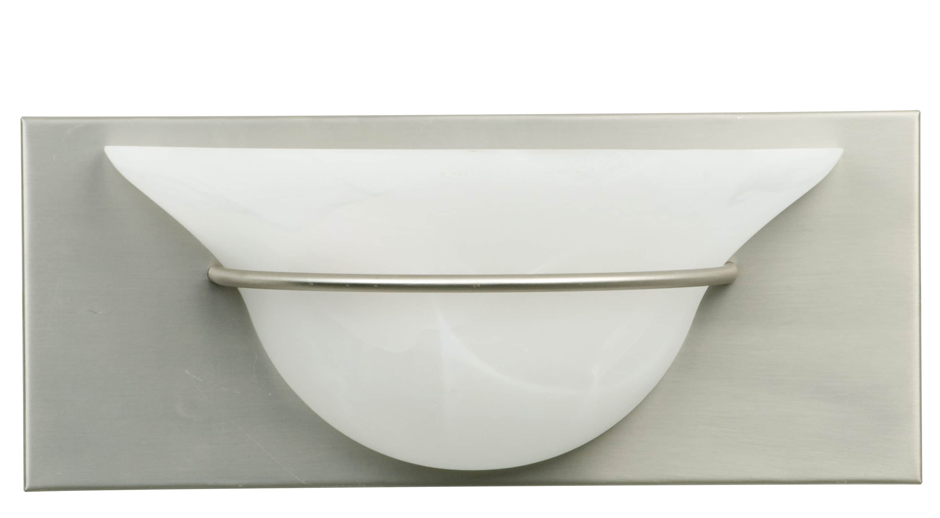 Craftmade 17112BN1 Moonglow 12-in W 1-Light Brushed Satin Nickel Transitional Wall Sconce