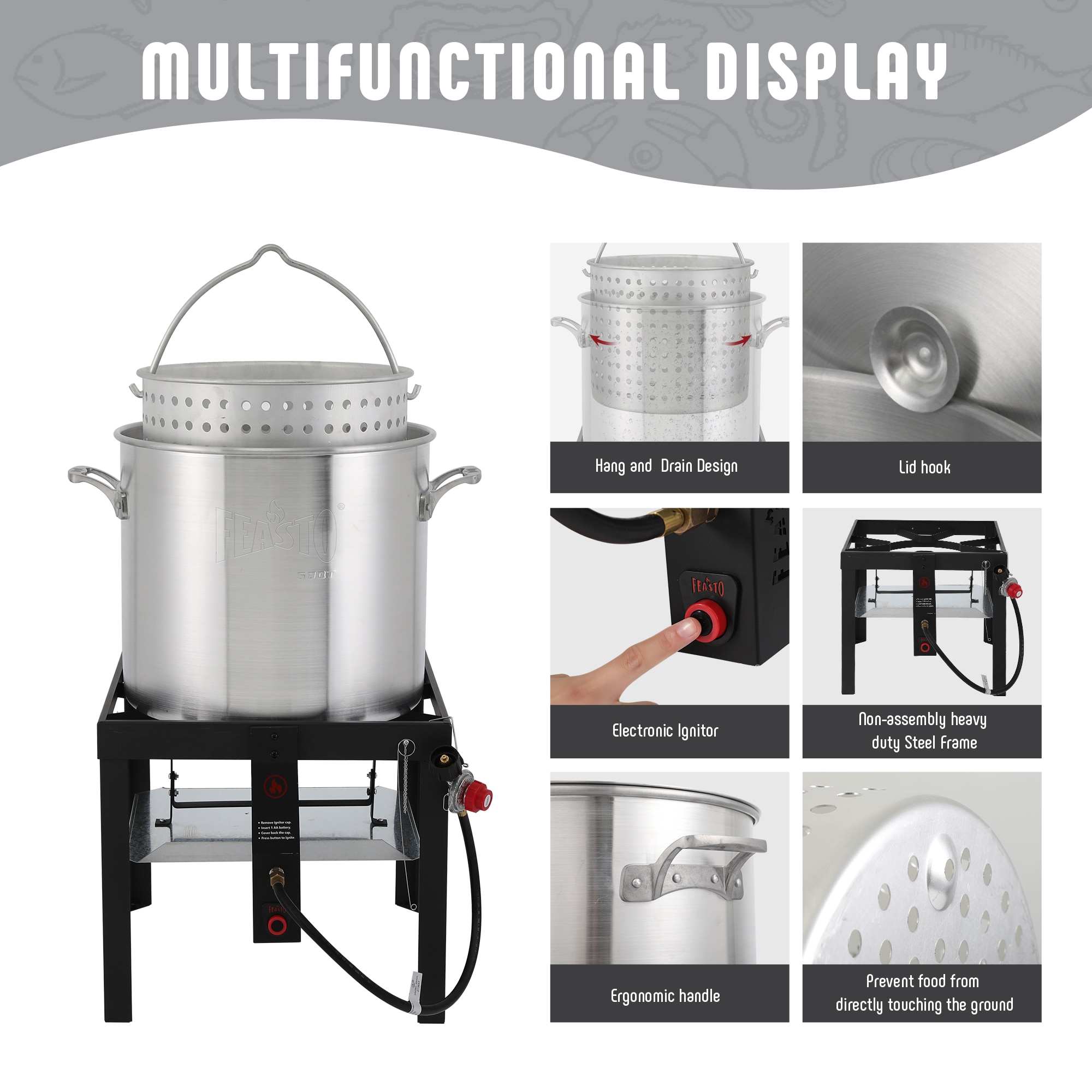 Feasto 11401 Outdoor-Burners-Stoves - View #4