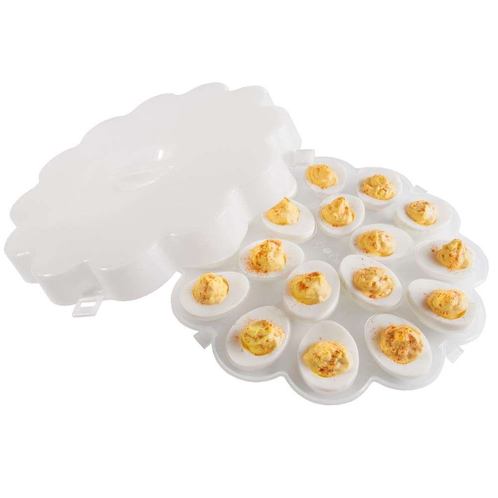 4 10 x 14 Rectangle Serving Trays with Lid, Plastic Tray and Lid Large  Plastic Party Platters with Clear Lids White Catering Trays, Serving Trays