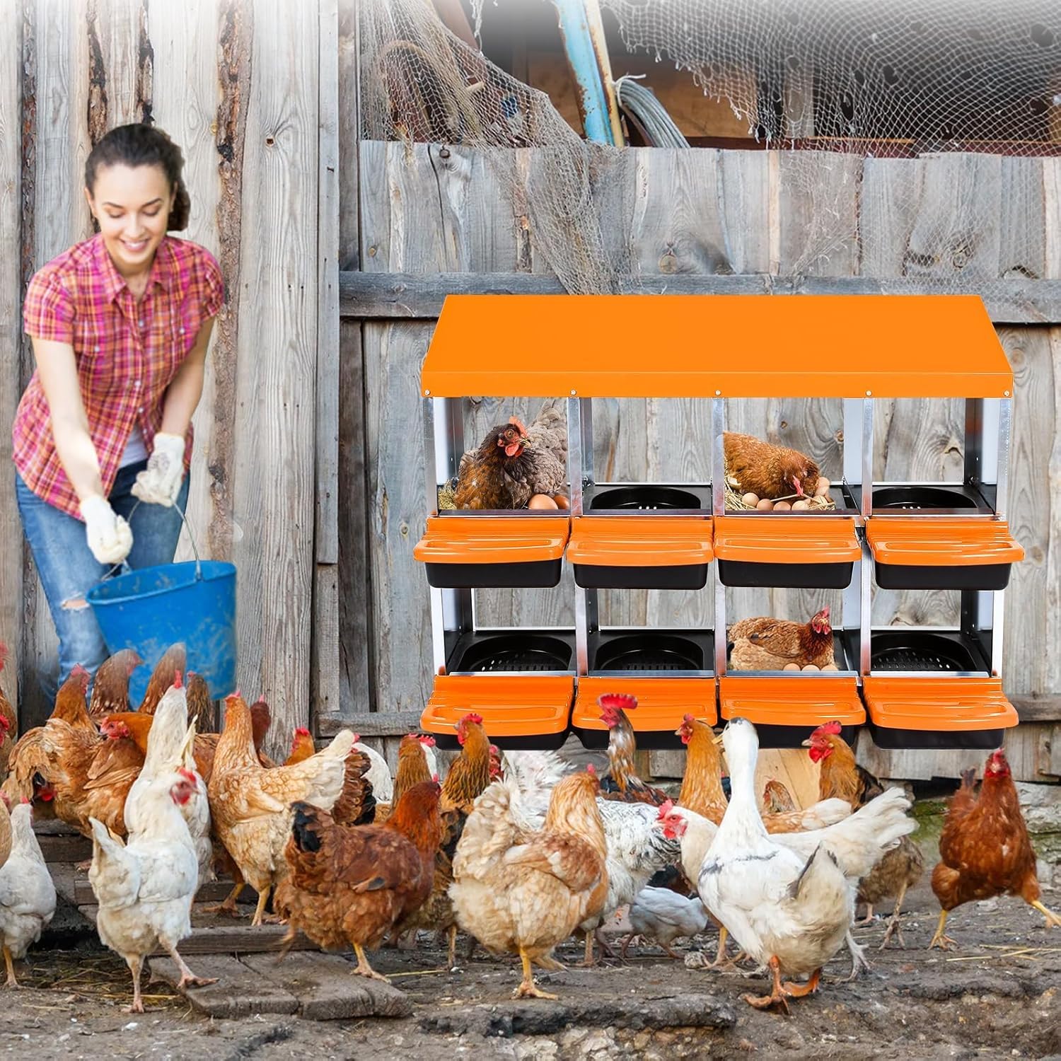 Edwards WL-PPG-33CXHAP8 Chicken-Coops-Rabbit-Hutches - View #2