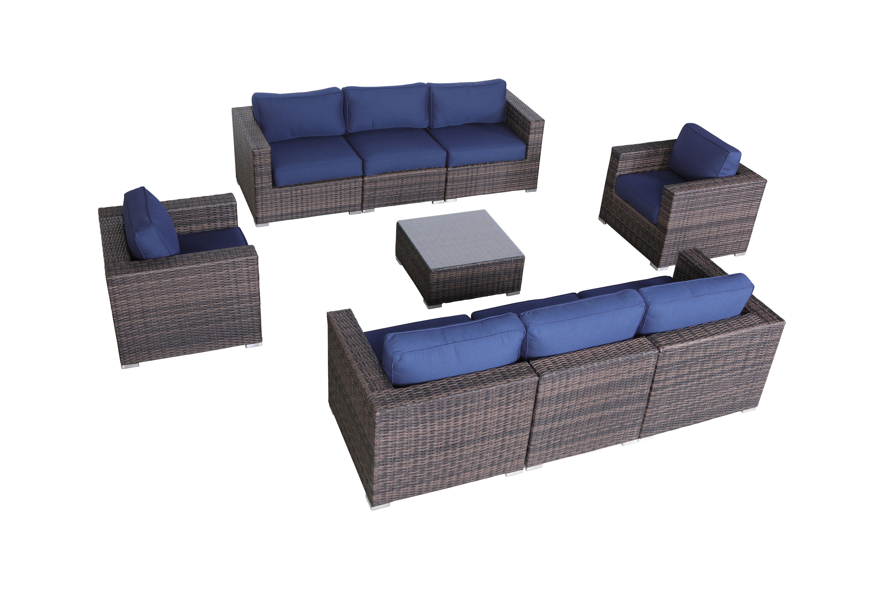 Living Source International CM-8101 Patio-Conversation-Sets - View #3