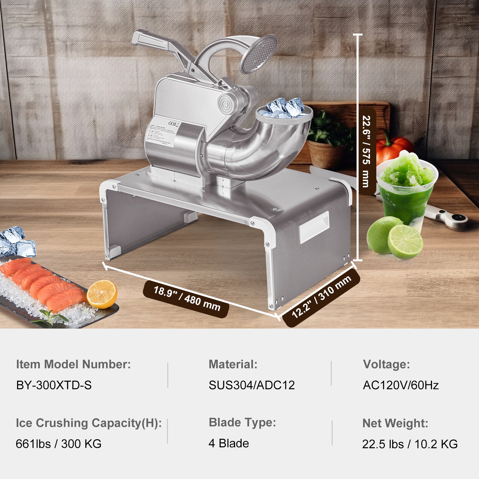 SVOPES SCBBJ300KGH301418V1 Frozen-Drink-Makers - View #7