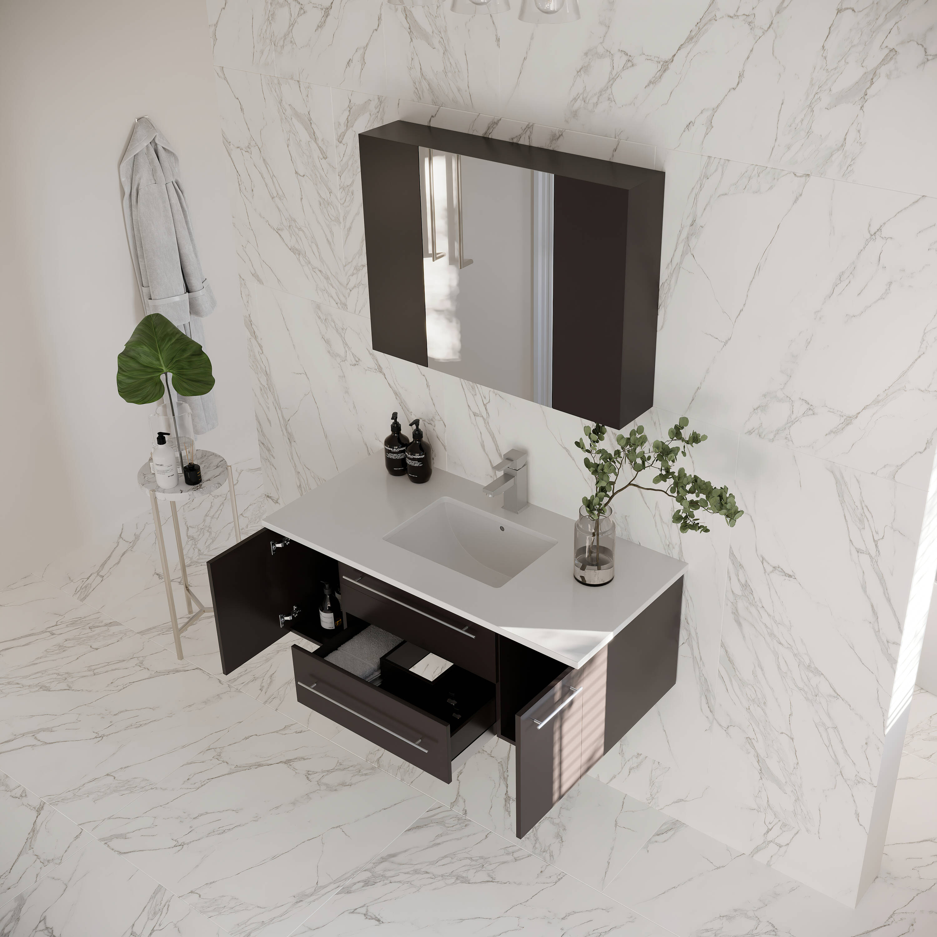 Fresca FVN6142ES-UNS Bath-Vanity-Combo - View #3