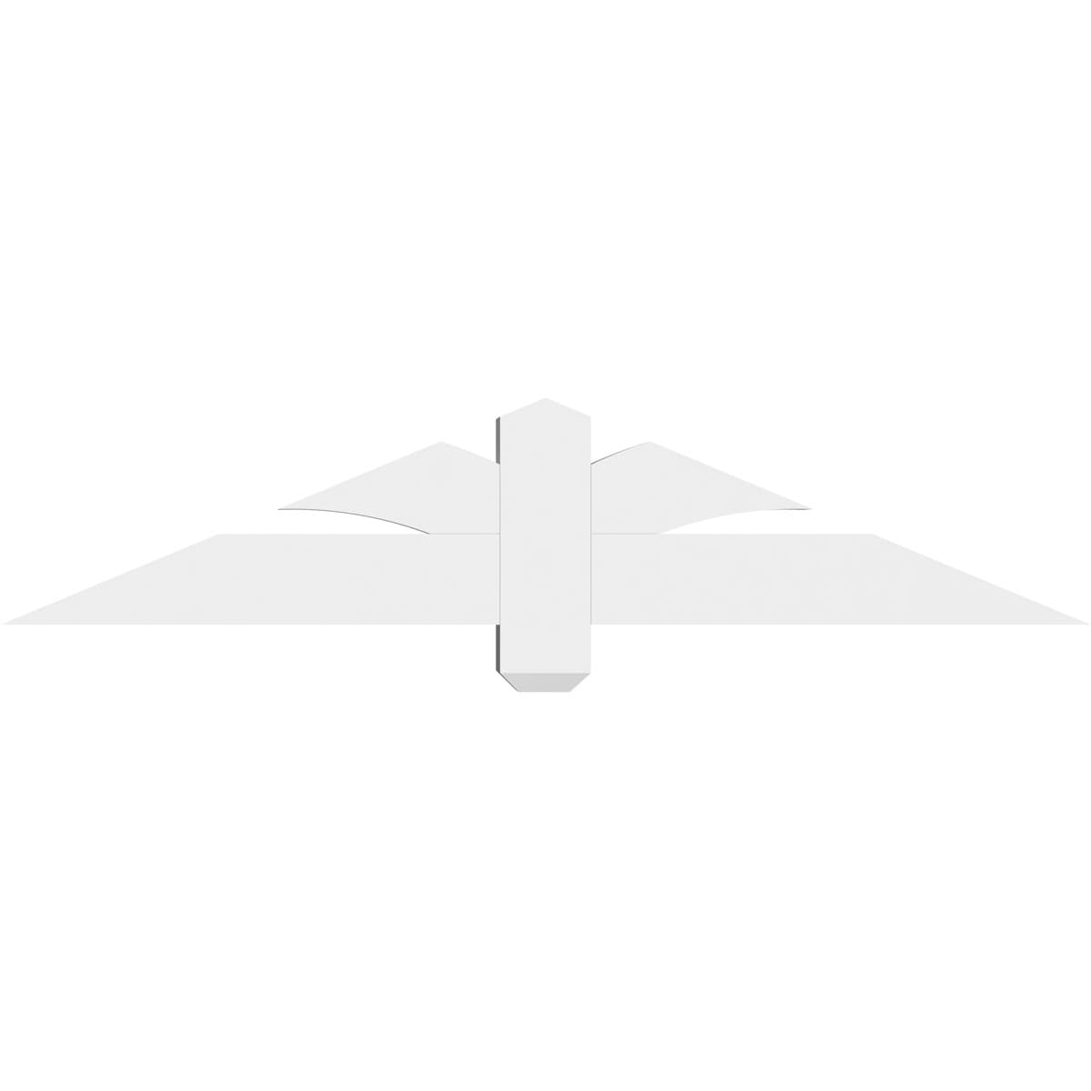 Ekena Millwork GBP048X10X0404RED00 Exterior-Brackets-Braces - View #2
