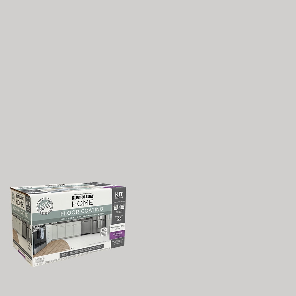 Rust-Oleum 363693T Home Floor Coating Coastal Fog Semi-gloss Interior Porch and Floor paint ( Kit )