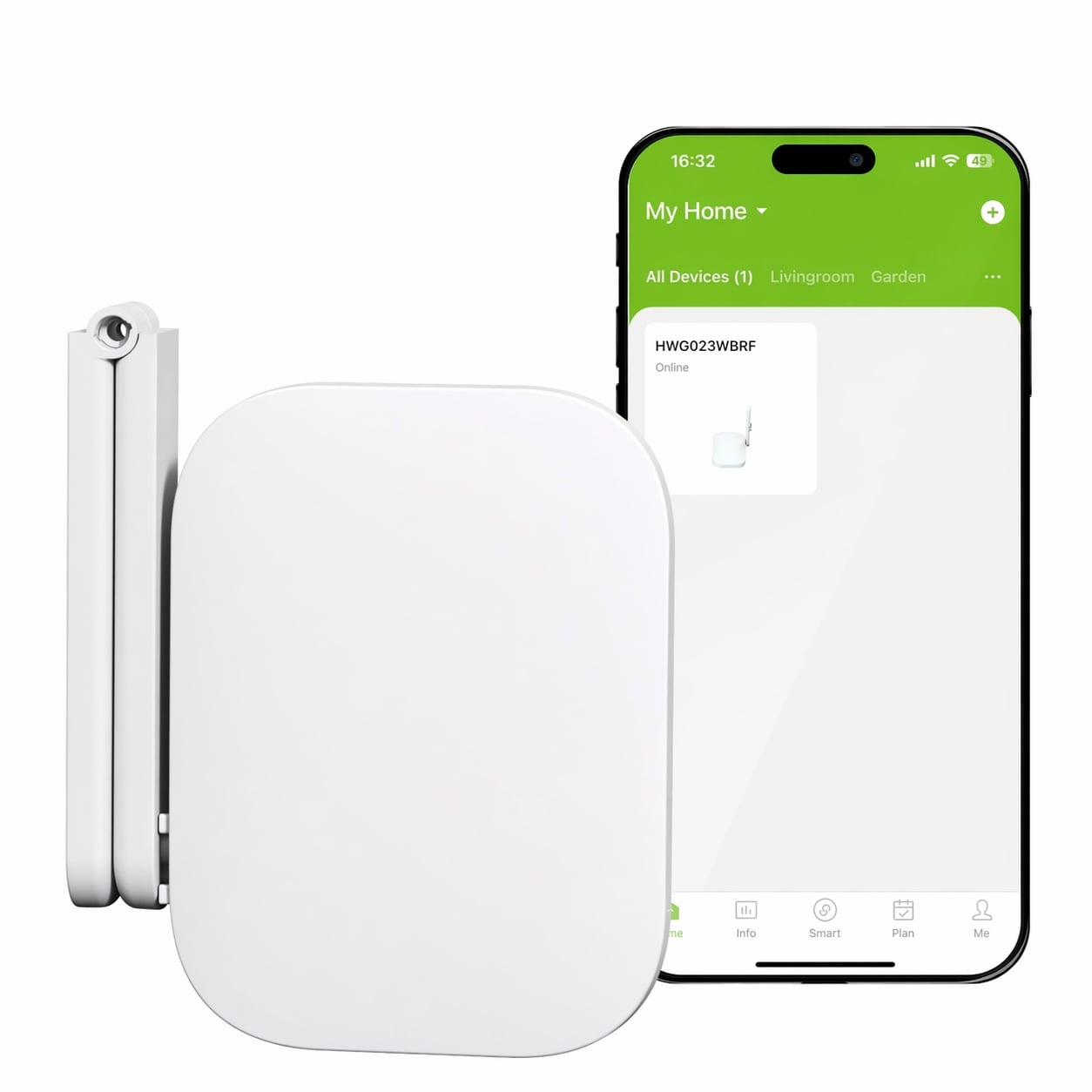 Anqtovp  Antenna Gateway for WiFi Water Timer and Smart Sprinkler Controller Supports Up to Eight Devices for Garden Lawn and Yard Irrigation