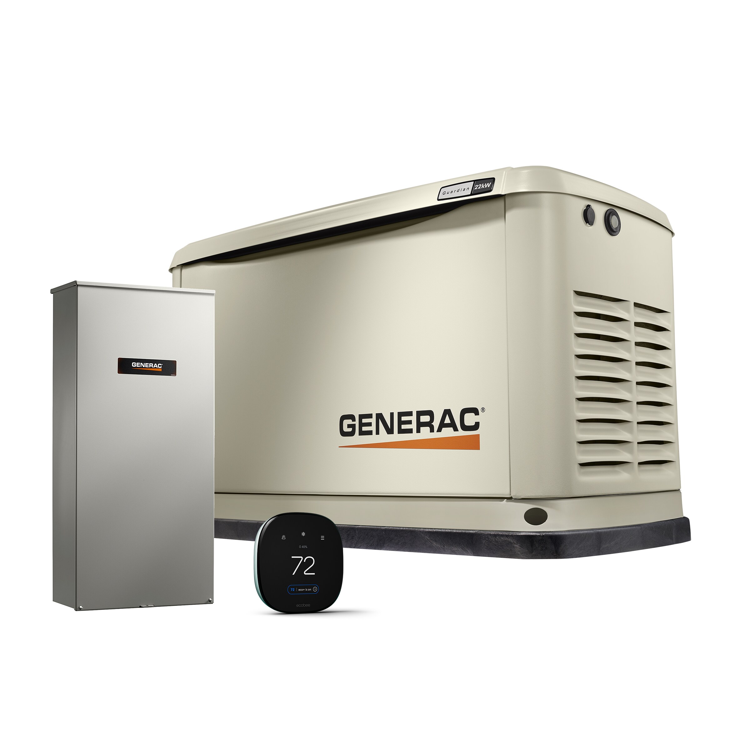 Generac 22kW Home Standby Generator + ecobee Smart Thermostat Enhanced Bundle