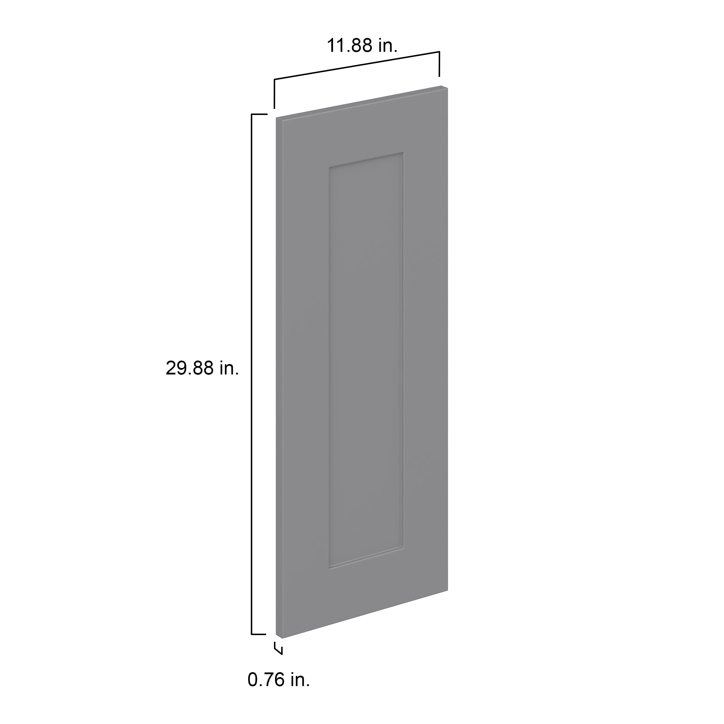 Hugo&Borg DSDR1230-BM Kitchen-Cabinet-Doors - View #4