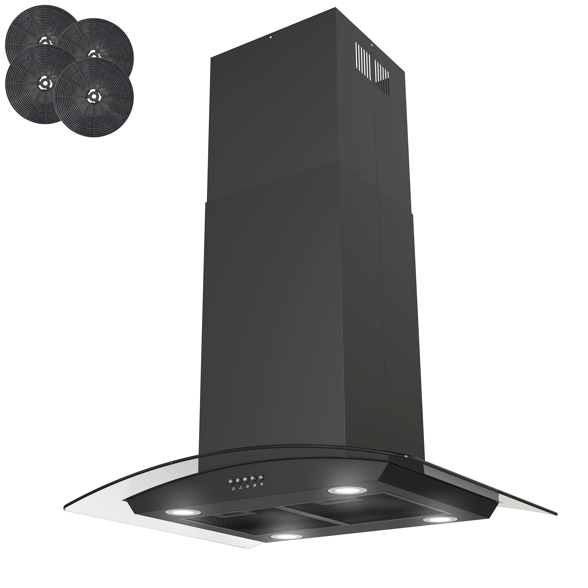 AKDY RH0481CFL Island-Range-Hoods - View #9