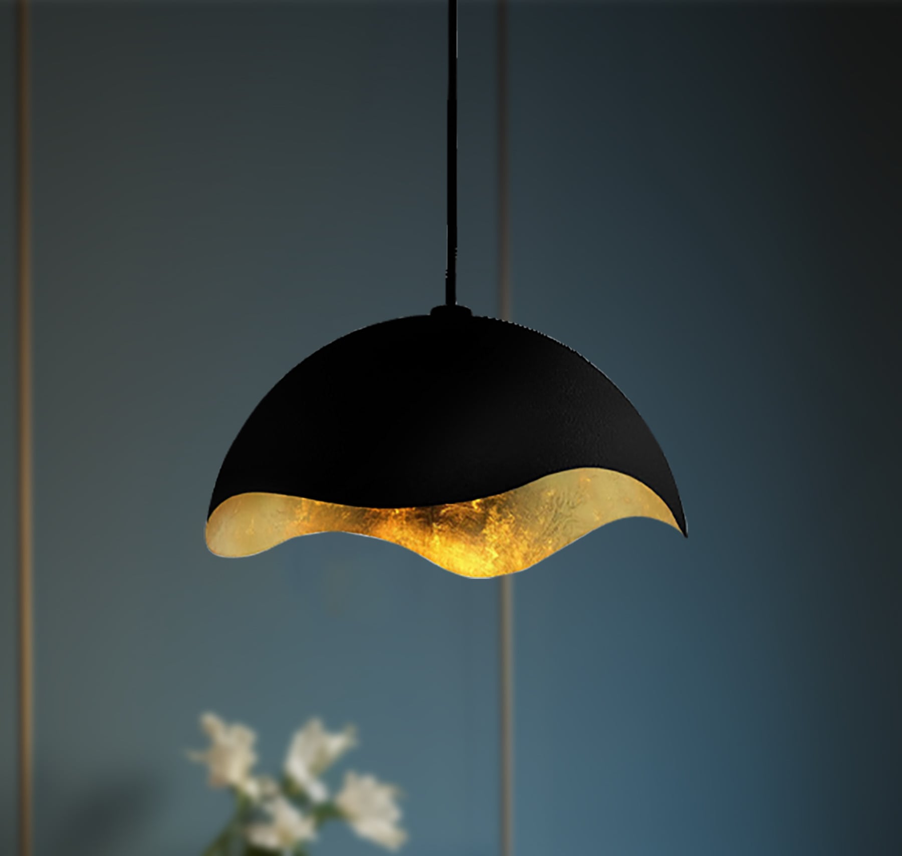 George Kovacs P1914-711 Eclos Black Modern/contemporary Bell Medium Hanging Pendant light