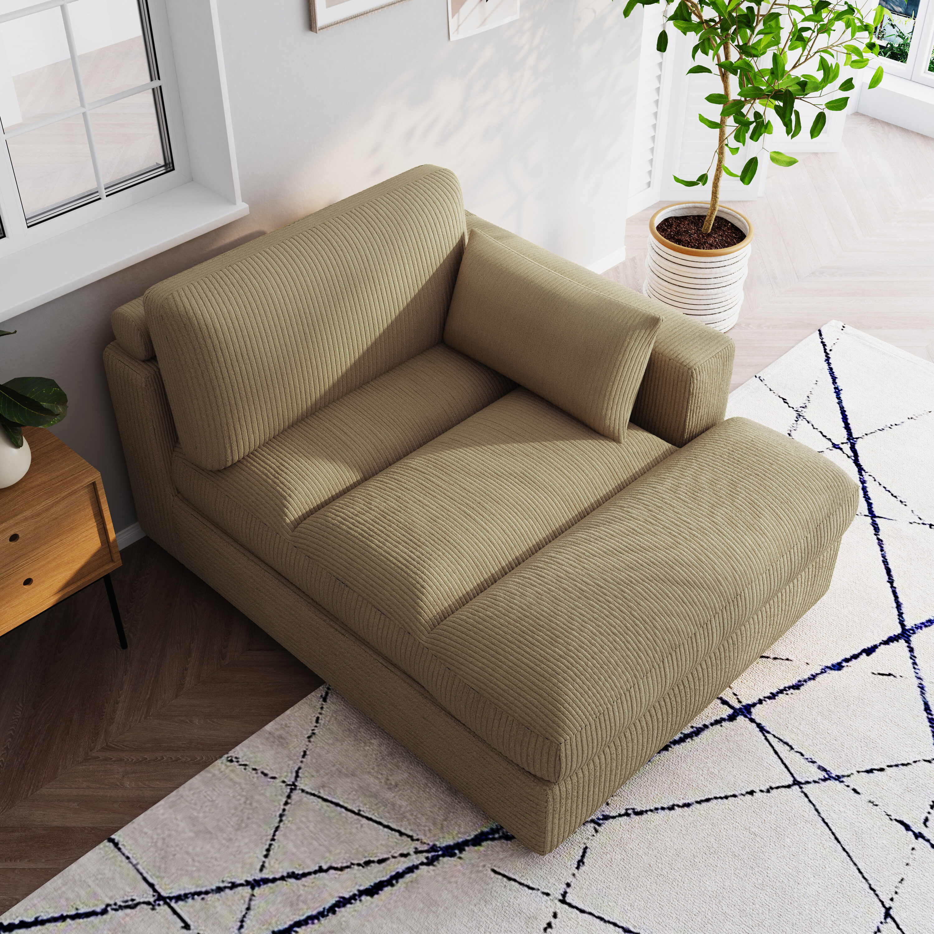 Dreamsidea LS-CS0002-CAMEL-L-E1 Chaises-Settees - View #3