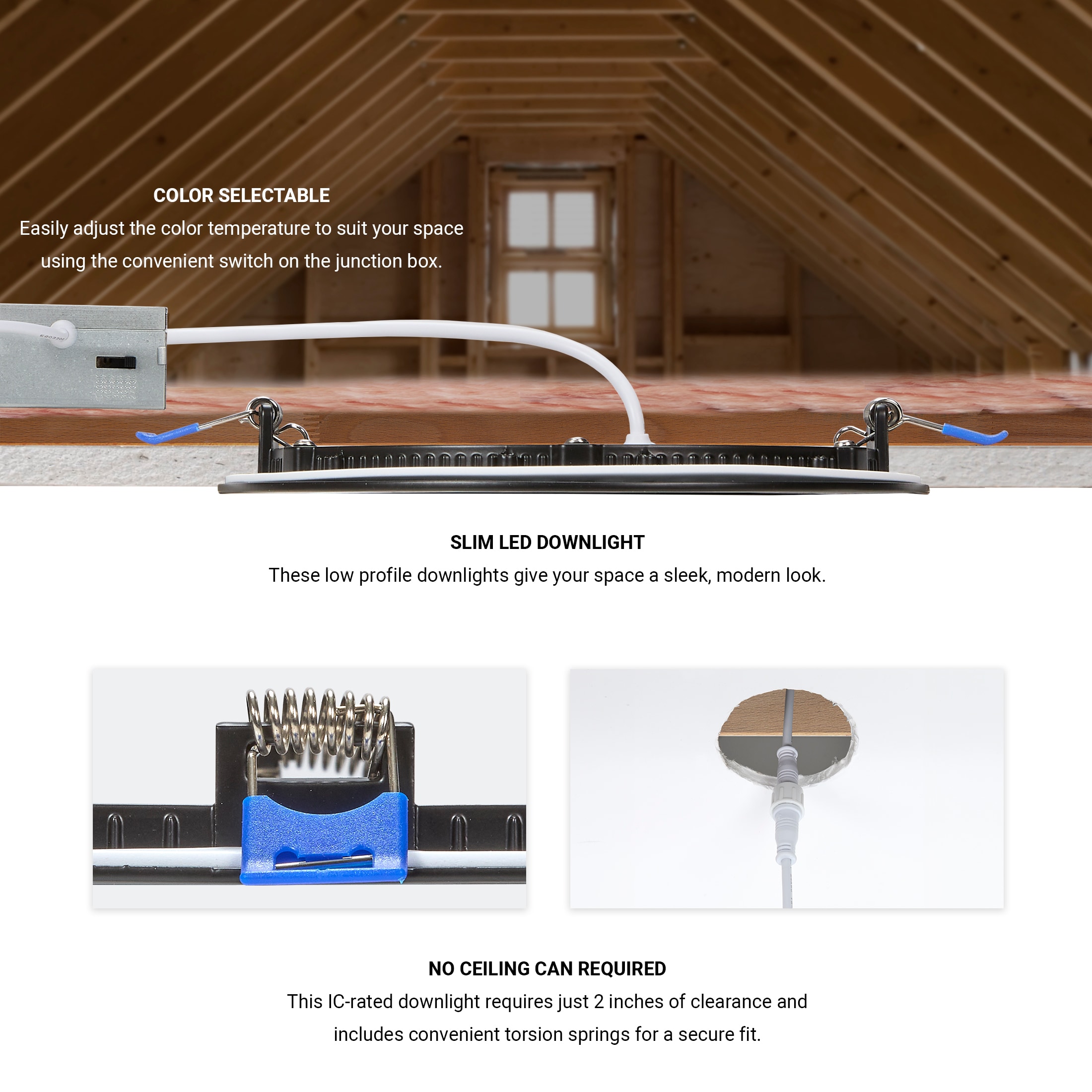 Maxxima MRL-S61245B Led-Retrofit-Downlight - View #4