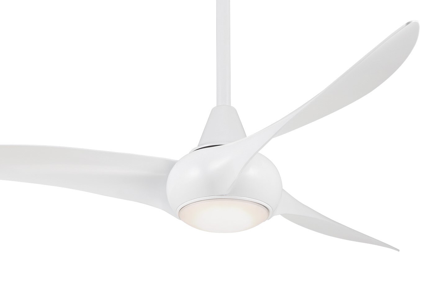 Minka Aire Light Wave 52-in White LED Indoor Propeller Ceiling Fan